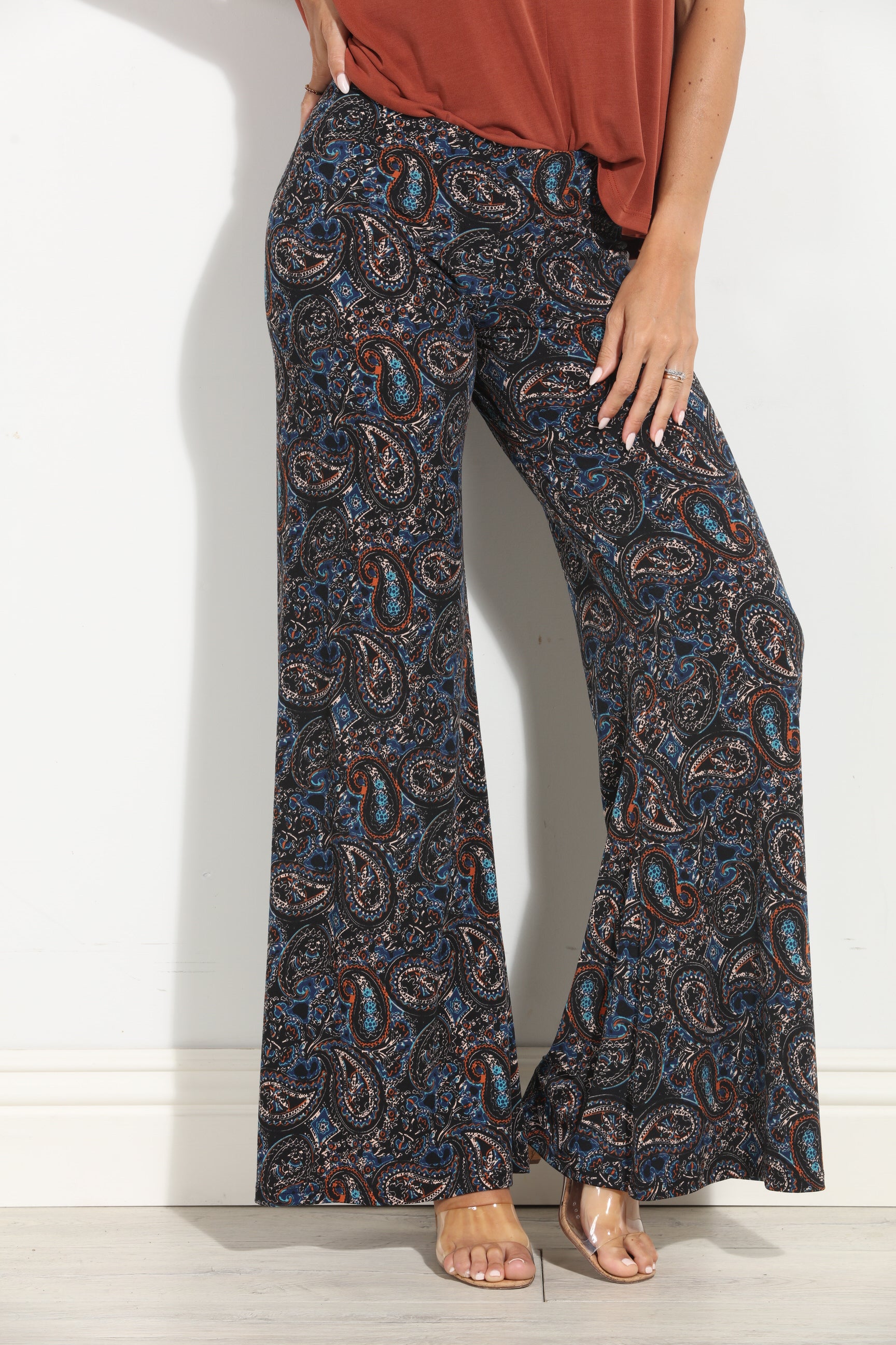 Alona Wide Leg Stretch Pants