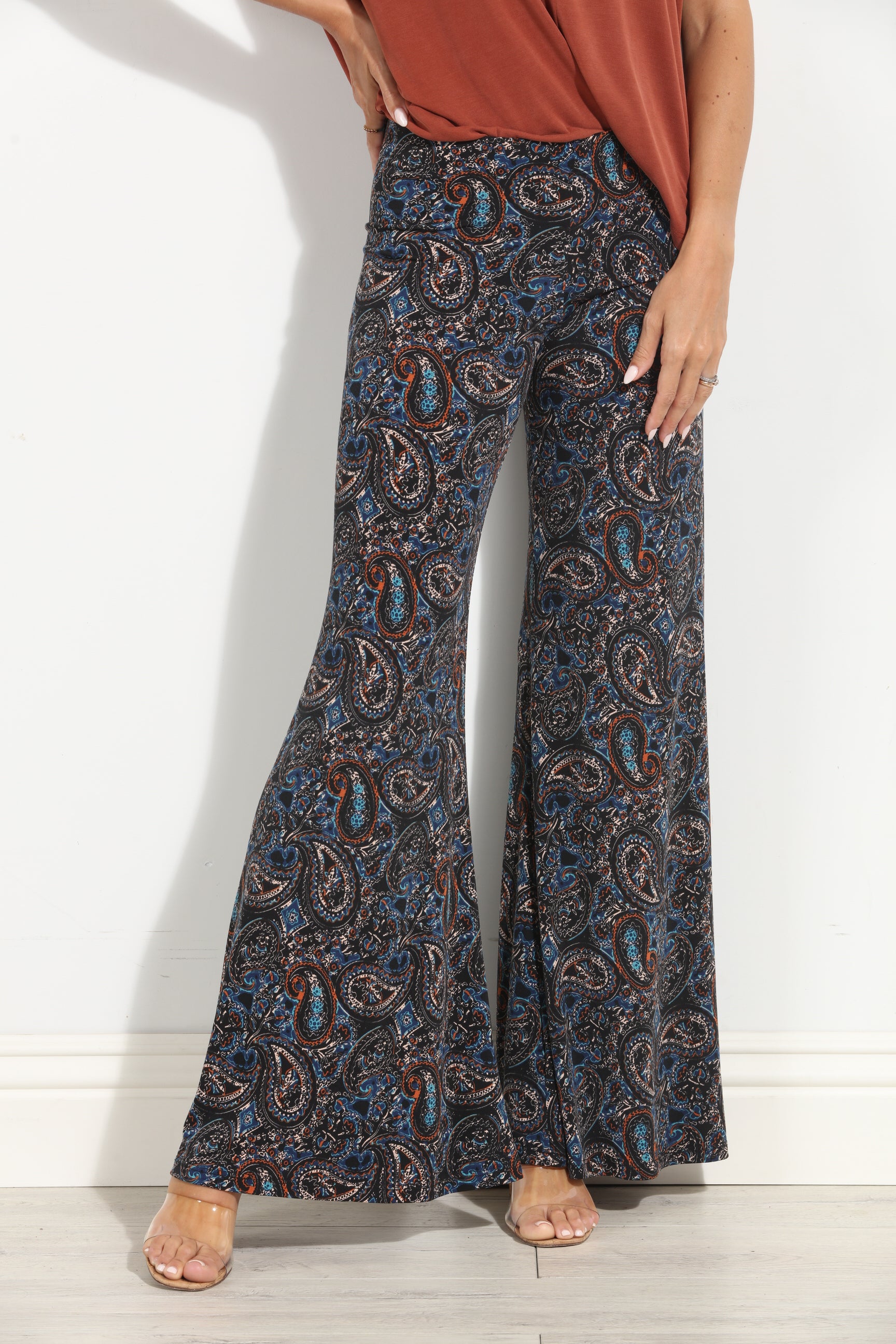 Alona Wide Leg Stretch Pants