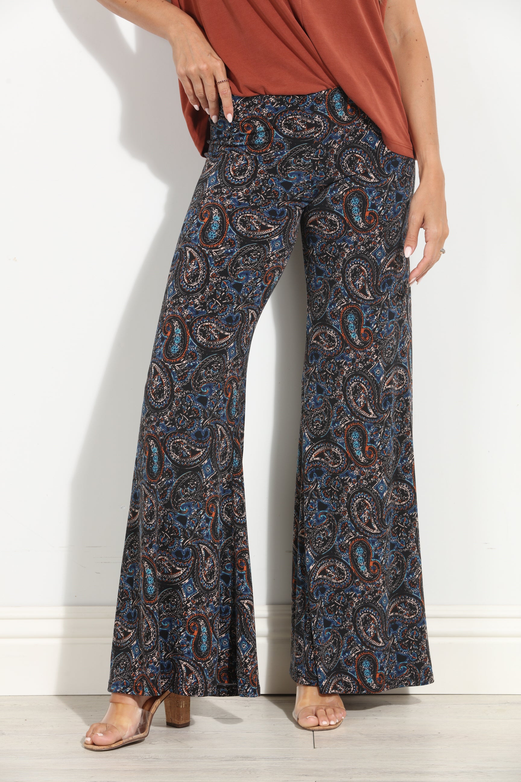 Alona Wide Leg Stretch Pants