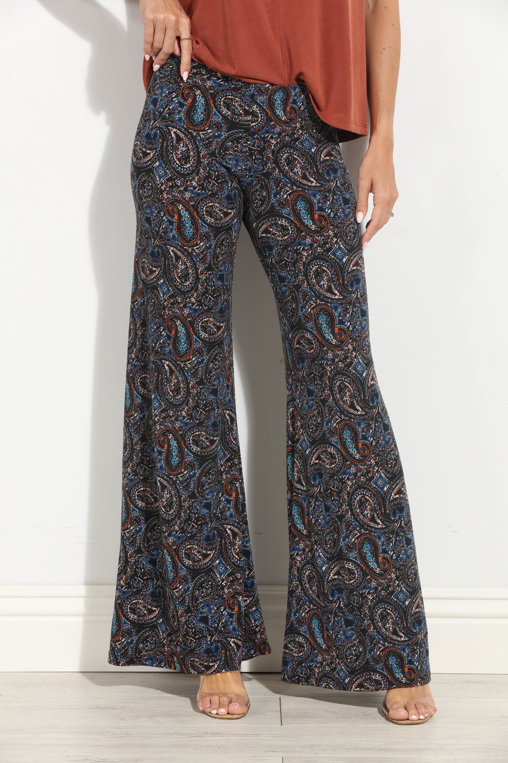 Alona Wide Leg Stretch Pants