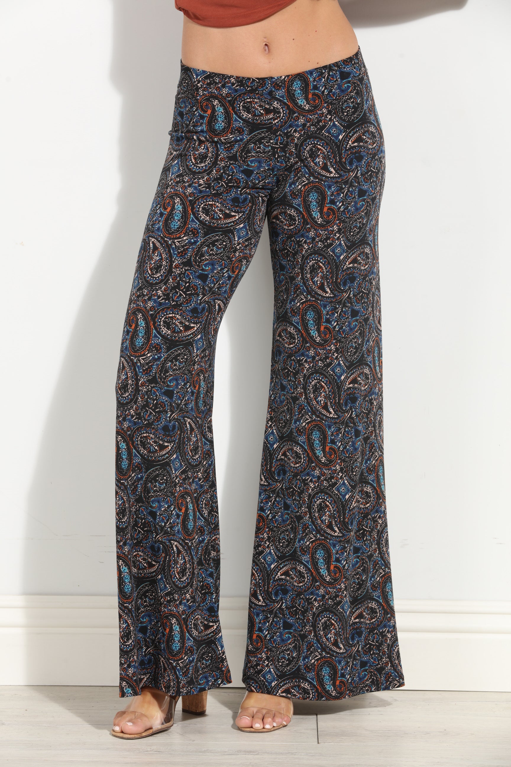 Alona Wide Leg Stretch Pants