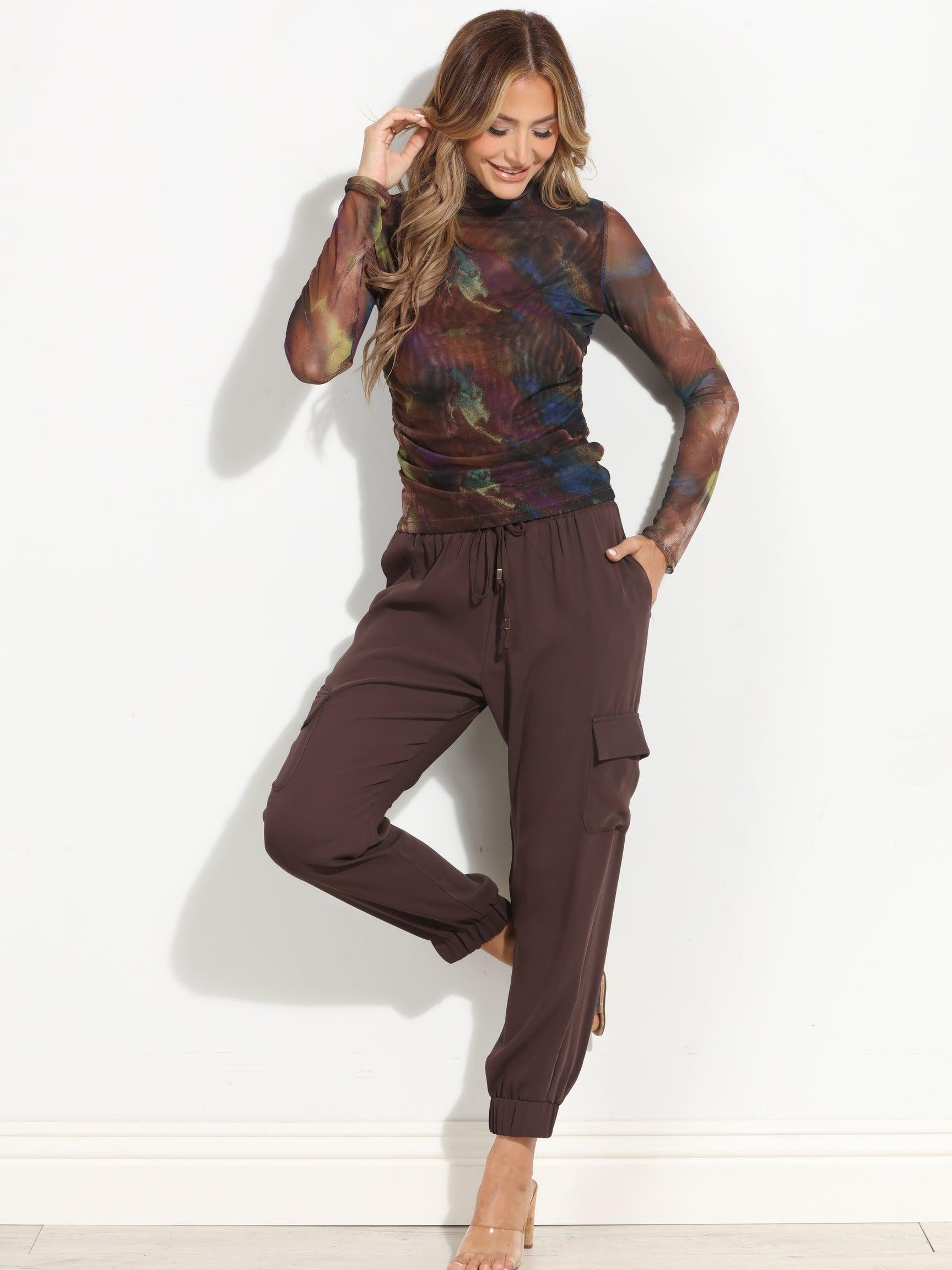 Chocolate Politan Cargo Jogger-BEST SELLER