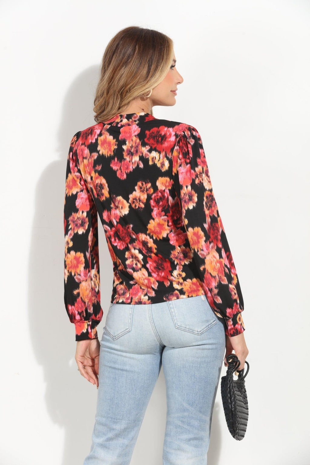 Olga Stretch Keyhole Top-FINAL SALE