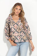 Nova Ruffle Sleeve Blouse-BEST SELLER