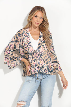 Nova Boho Chiffon jacket-FINAL SALE