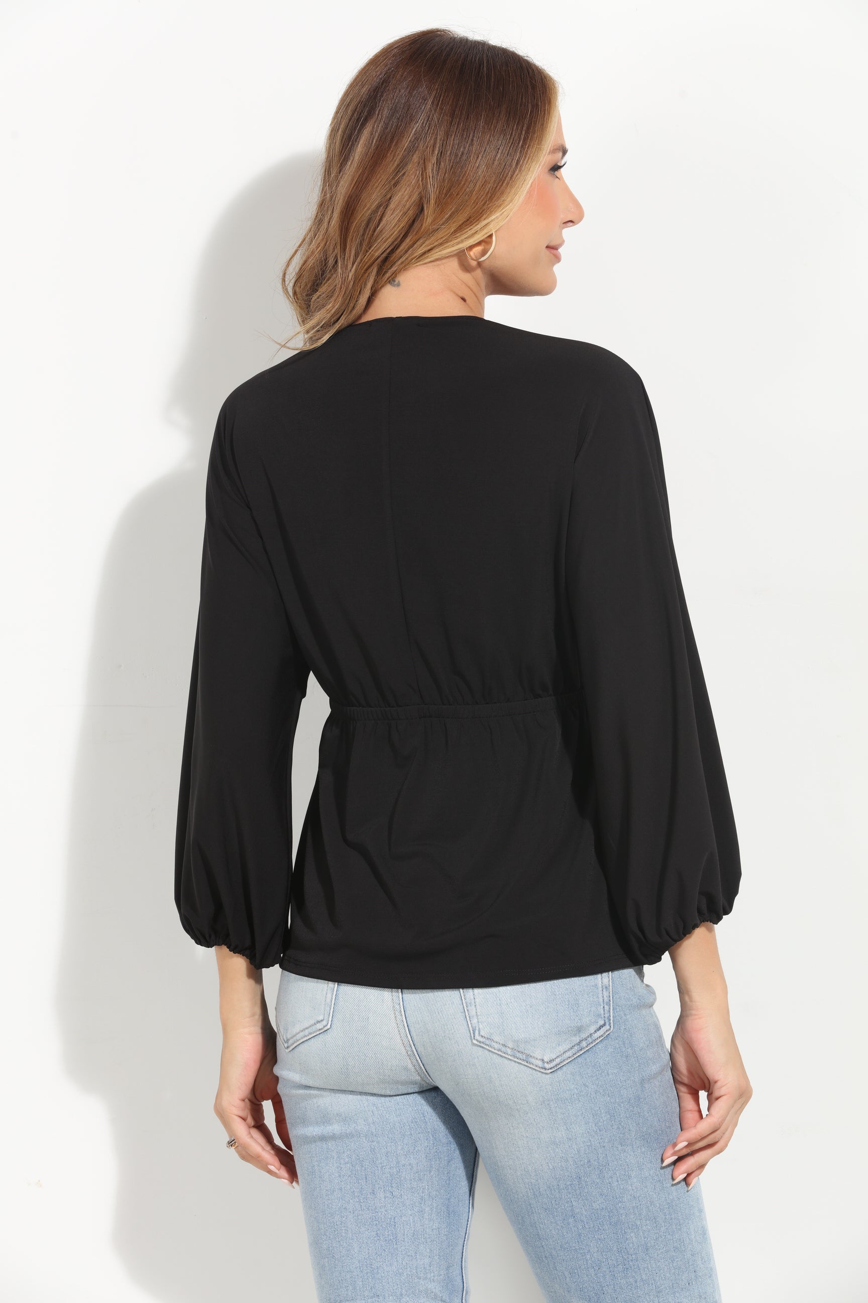 Black Long Sleeve Top