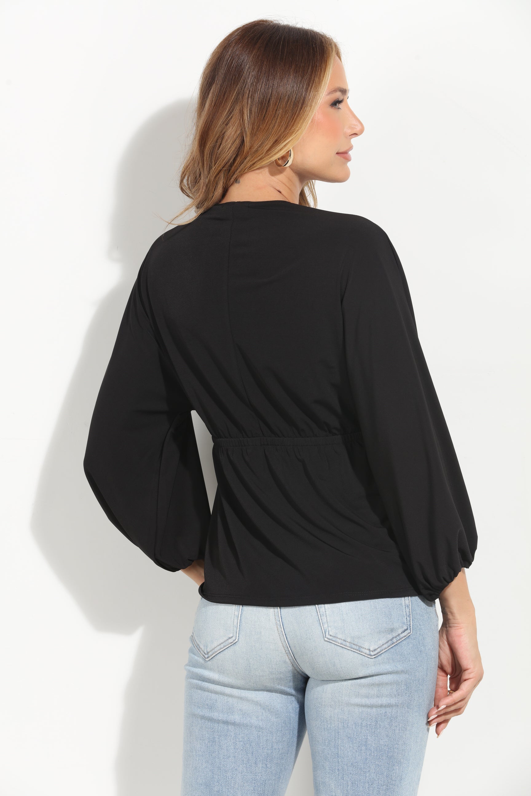 Black Long Sleeve Top