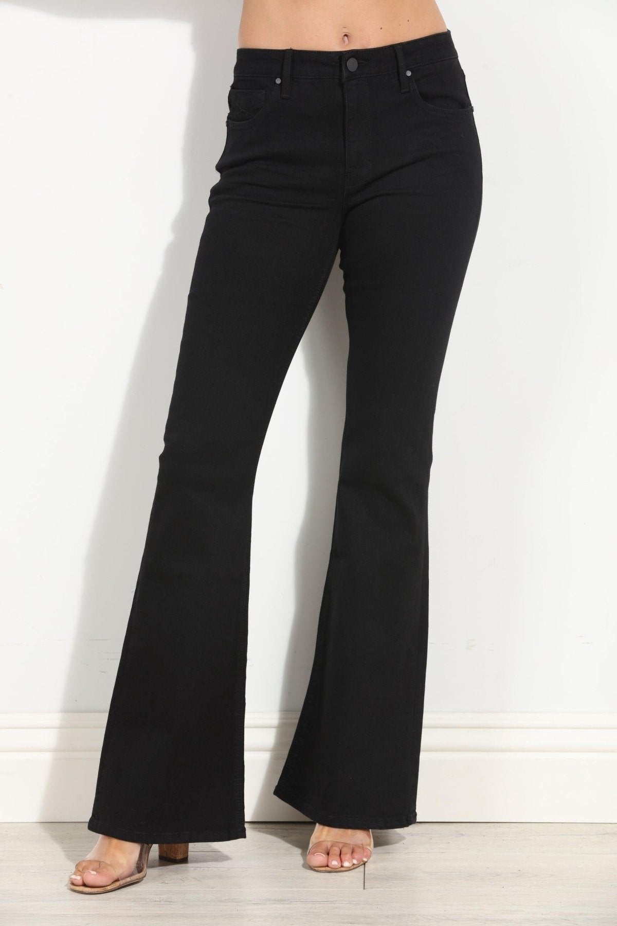 Unpublished Janet Black Flare Jeans-FINAL SALE