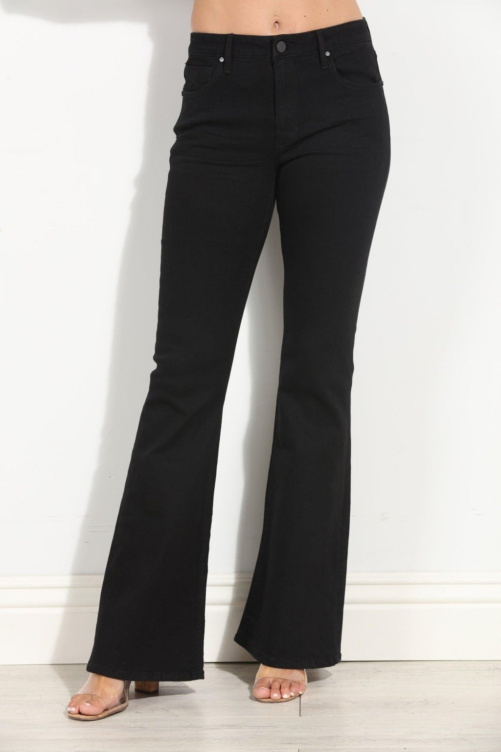 Unpublished Janet Black Flare Jeans-FINAL SALE