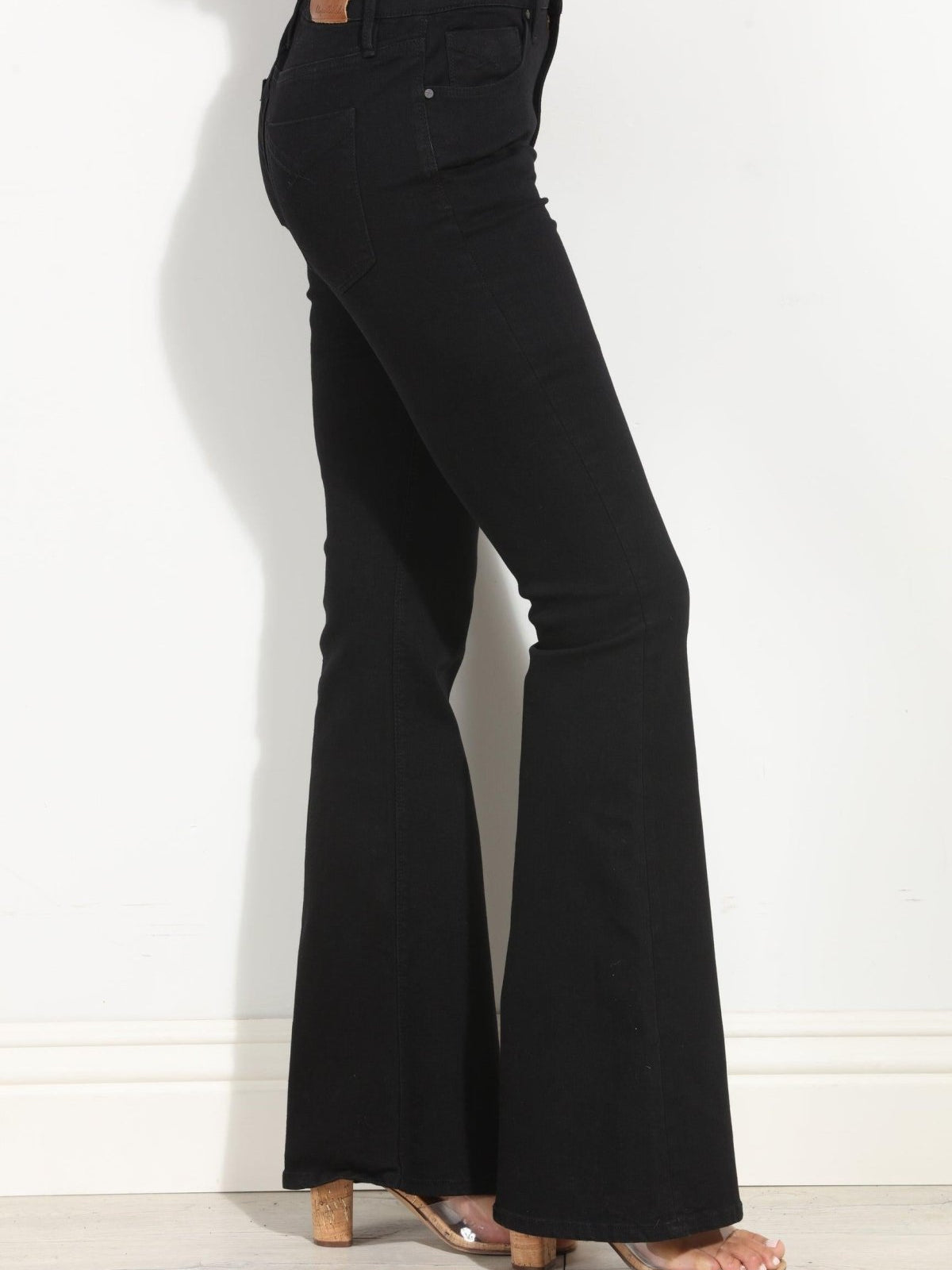 Unpublished Janet Black Flare Jeans-FINAL SALE