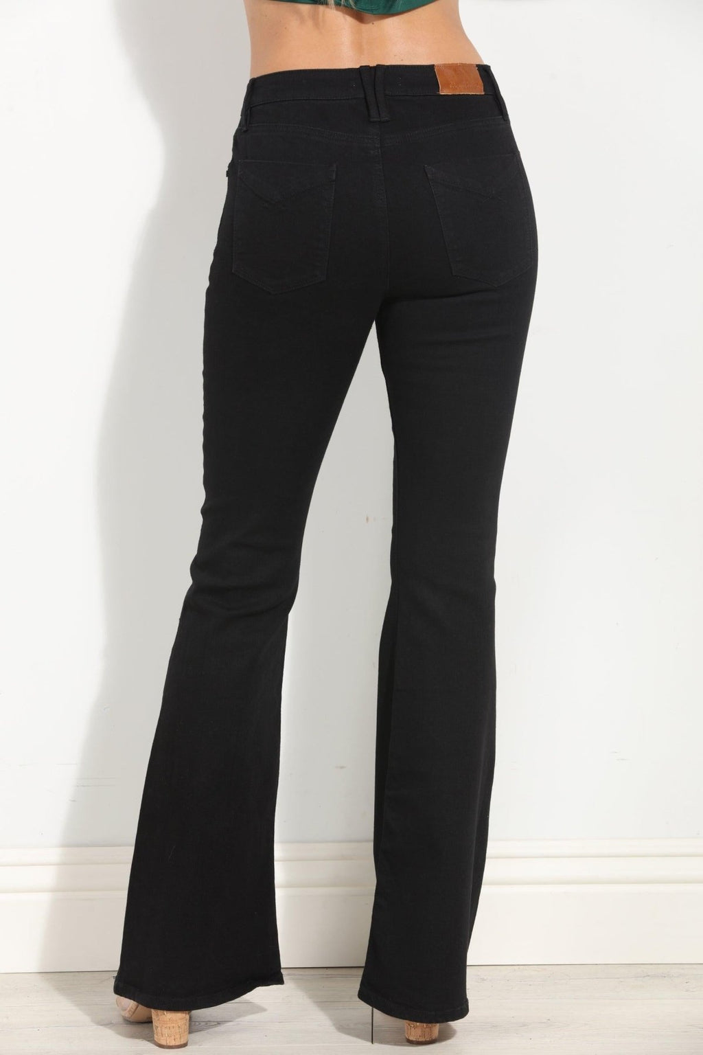 Unpublished Janet Black Flare Jeans-FINAL SALE