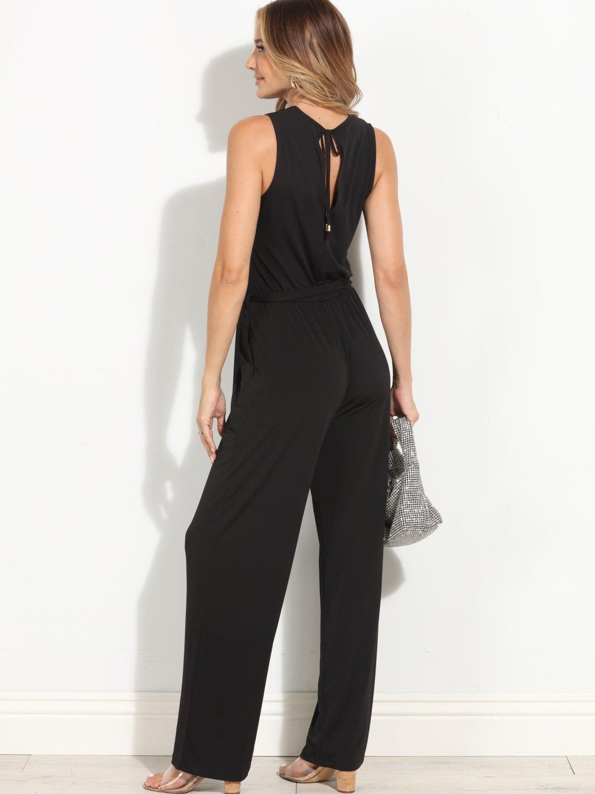 Black Wide Leg Jumpsuit-BEST SELLER