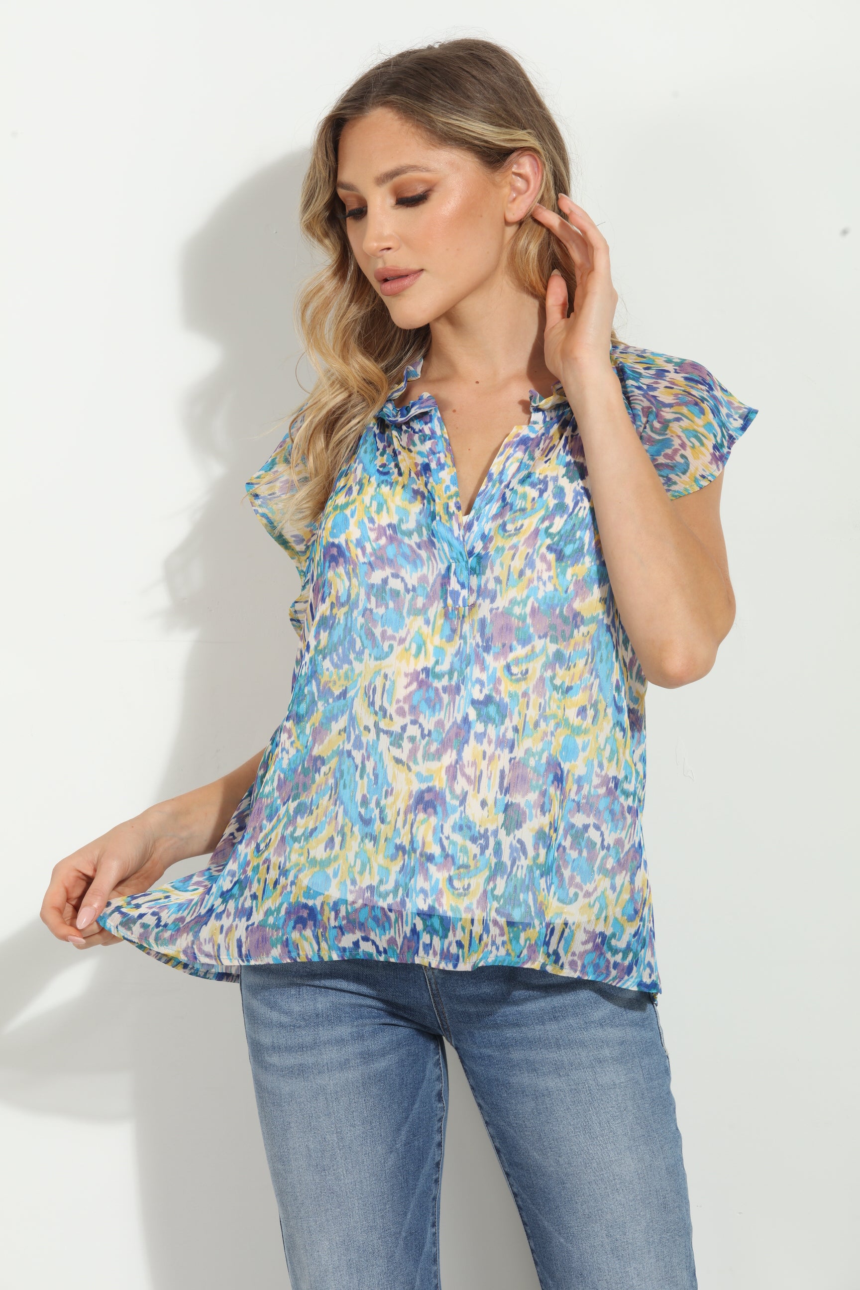 Rainey Short Sleeve Blouse