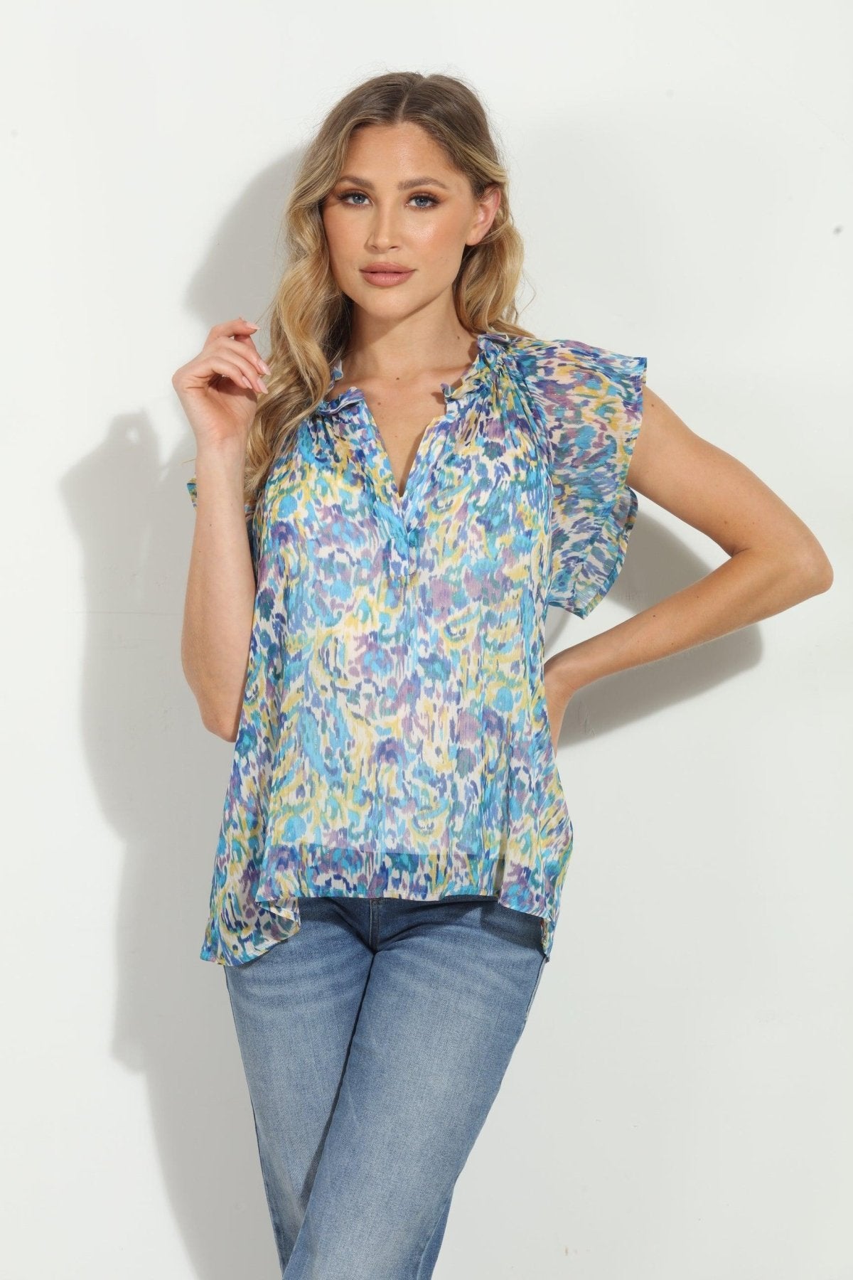 Rainey Short Sleeve Blouse