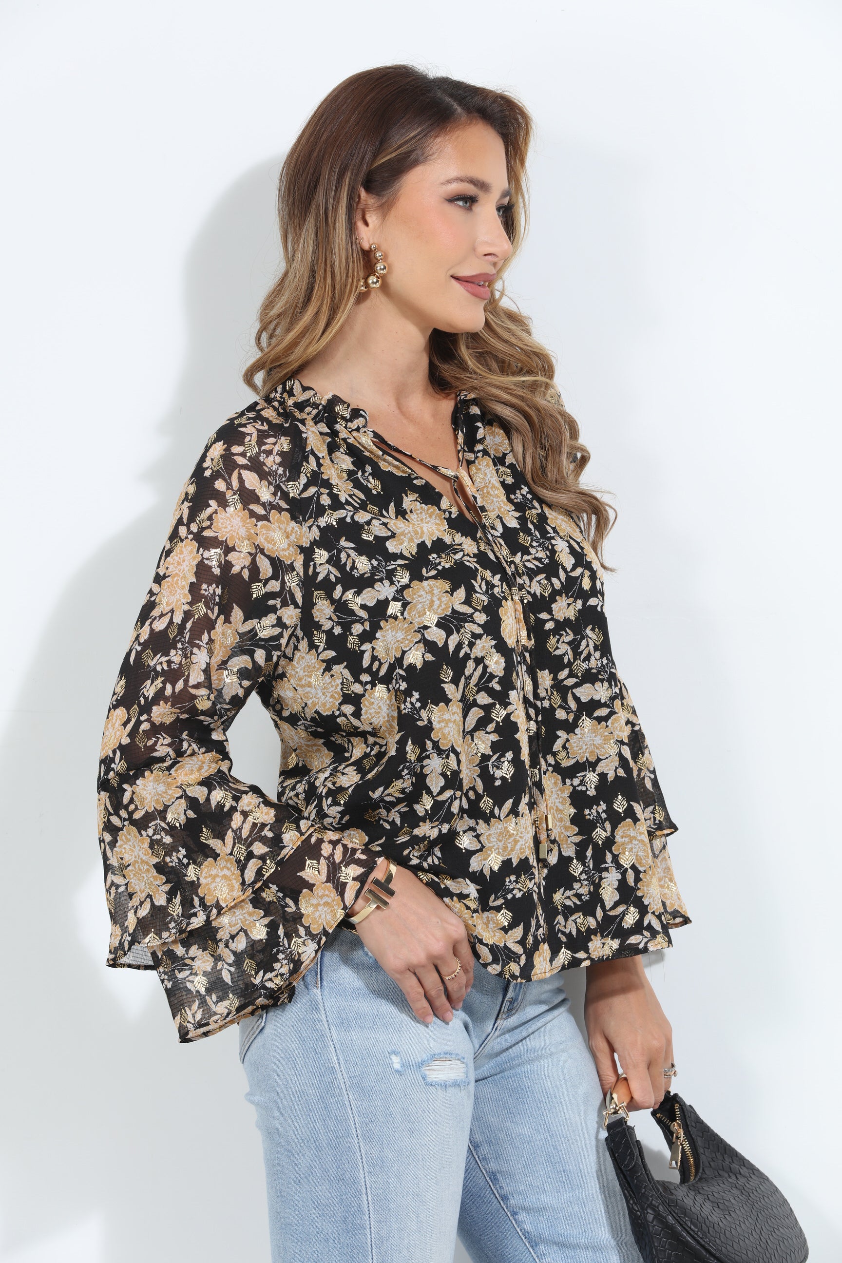 Whitney Flare Sleeve Top-BEST SELLER