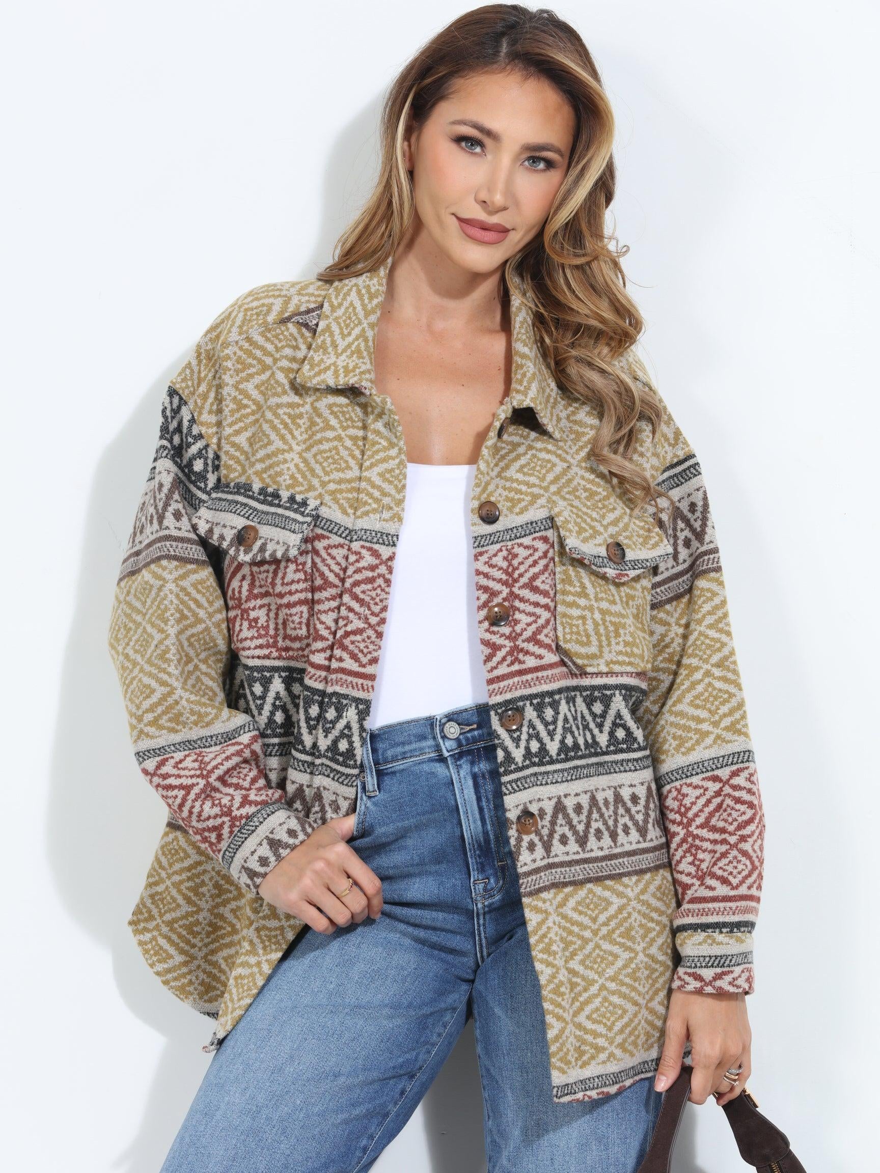 Dakota Boyfriend Shacket-FINAL SALE