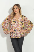Ginny Sweetheart Chiffon Blouse-FINAL SALE