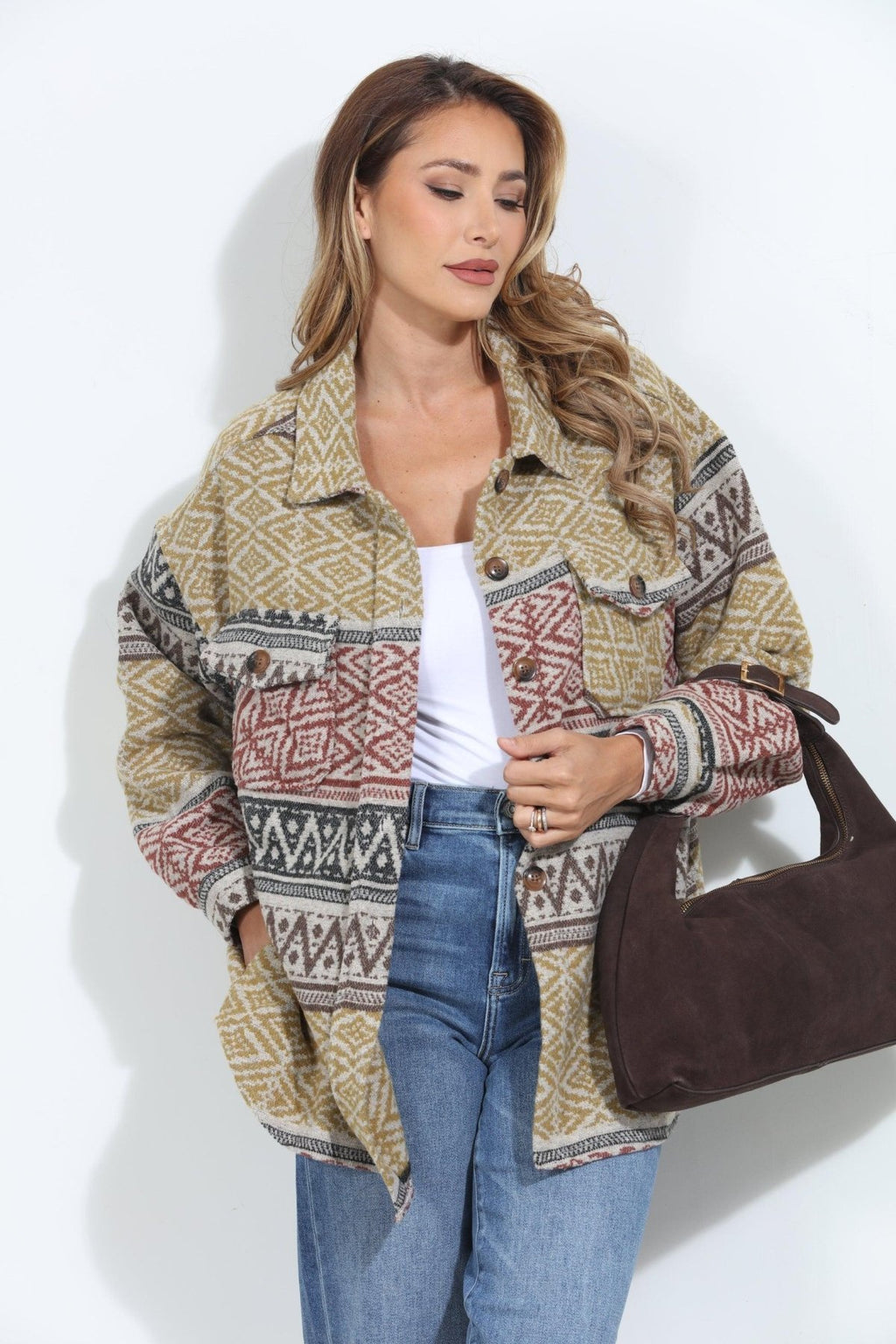 Dakota Boyfriend Shacket-FINAL SALE