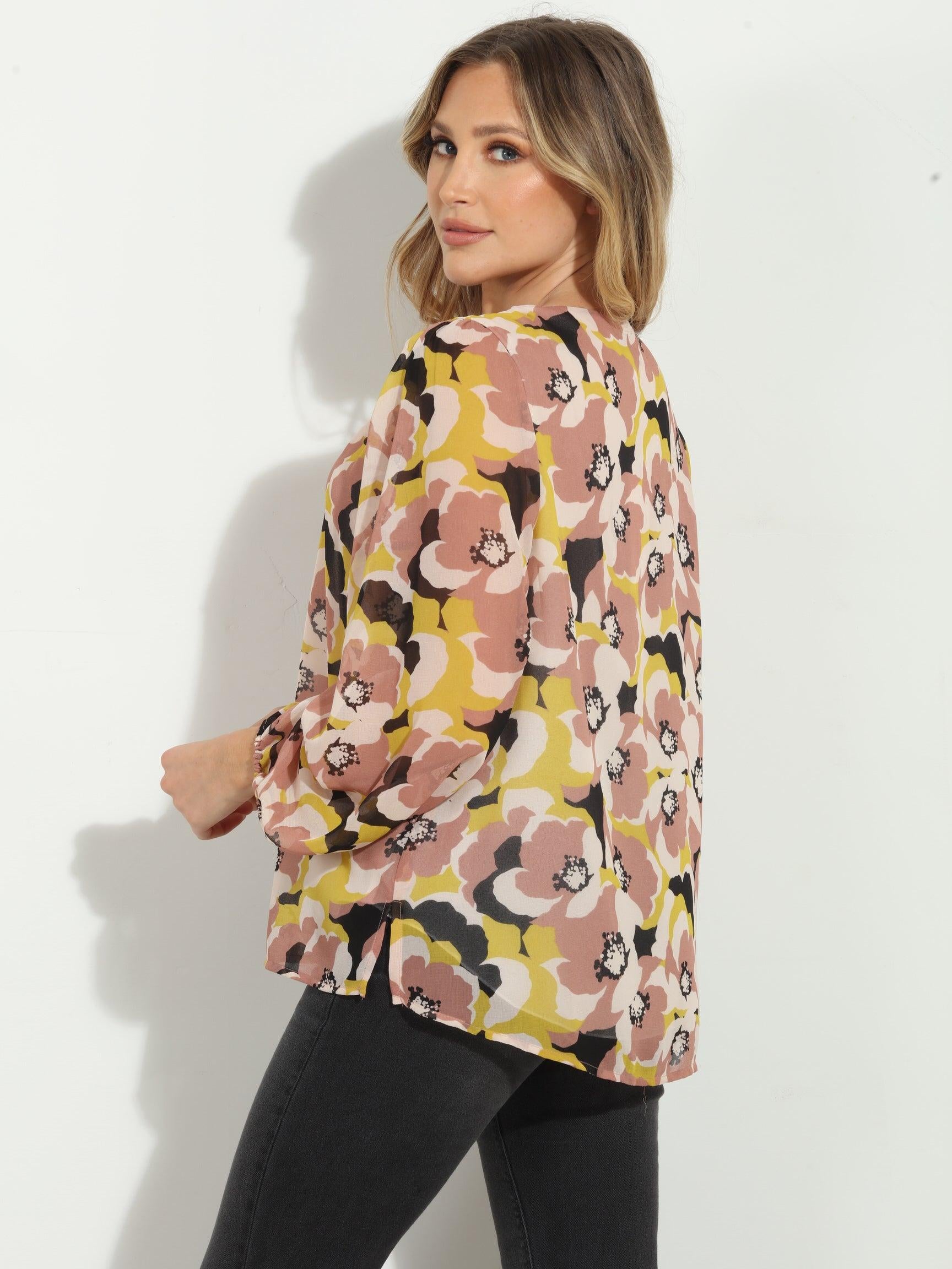 Ginny Sweetheart Chiffon Blouse-FINAL SALE