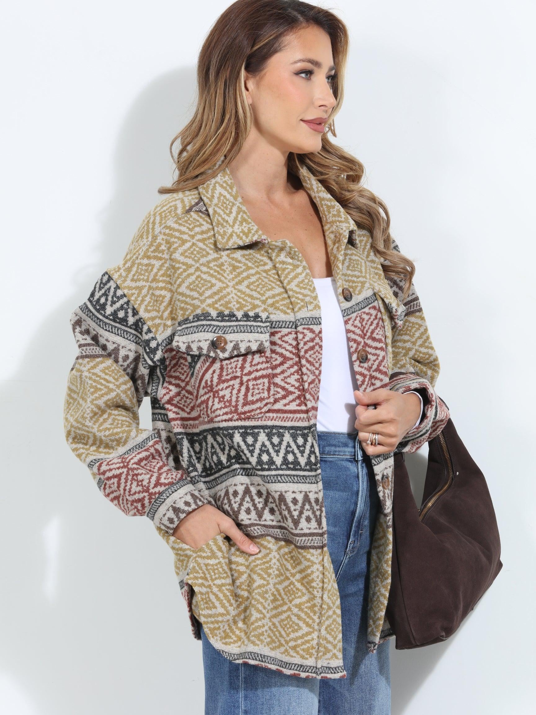 Dakota Boyfriend Shacket-FINAL SALE