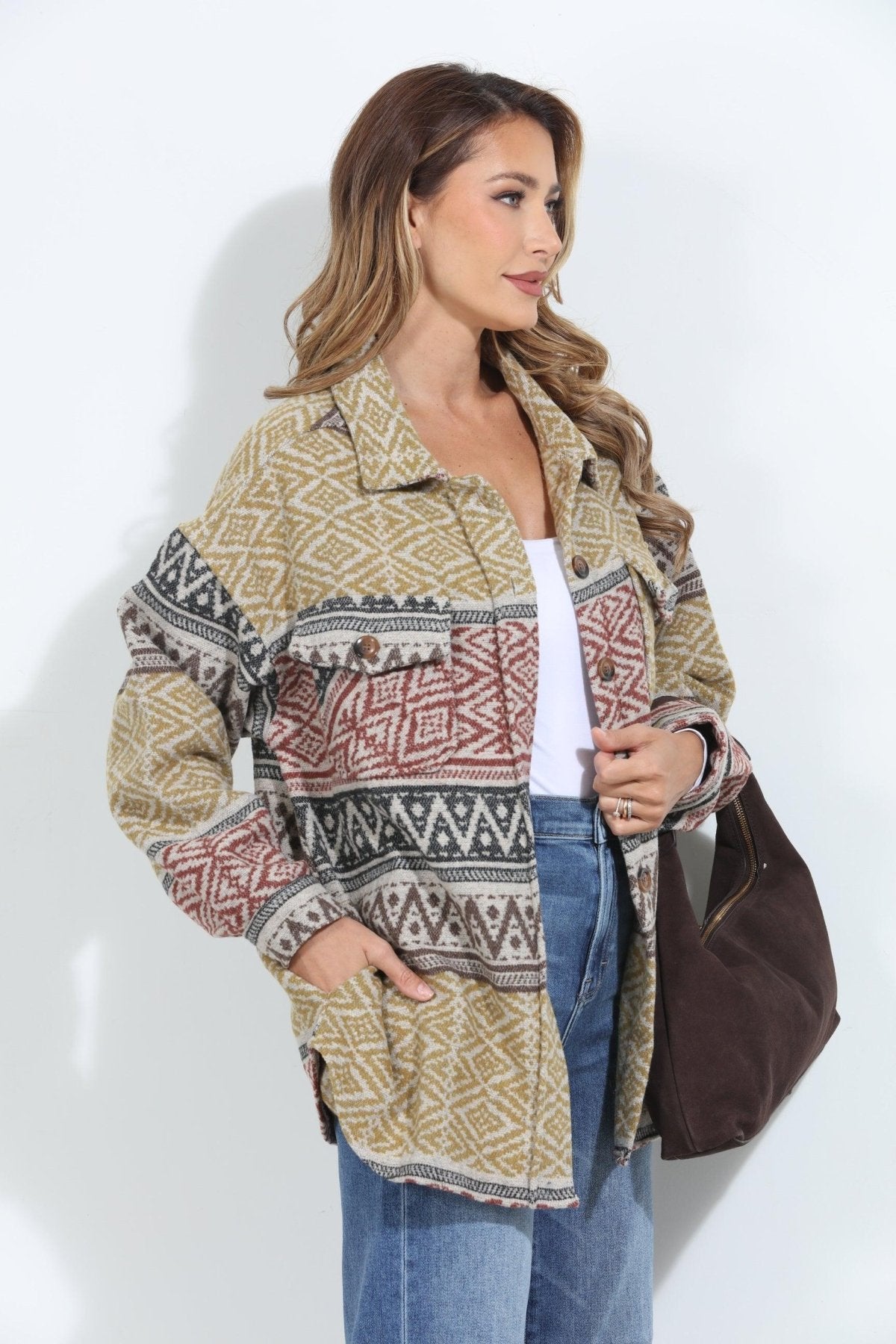 Dakota Boyfriend Shacket-FINAL SALE