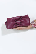 Magenta Bow Clutch-FINAL SALE