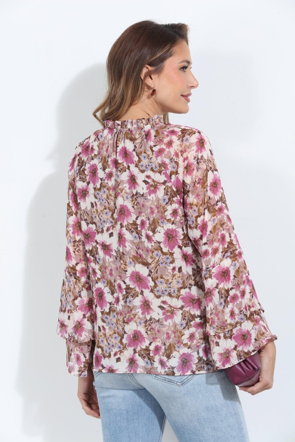 Dahlia Flare Boho Sleeve Top-BEST SELLER
