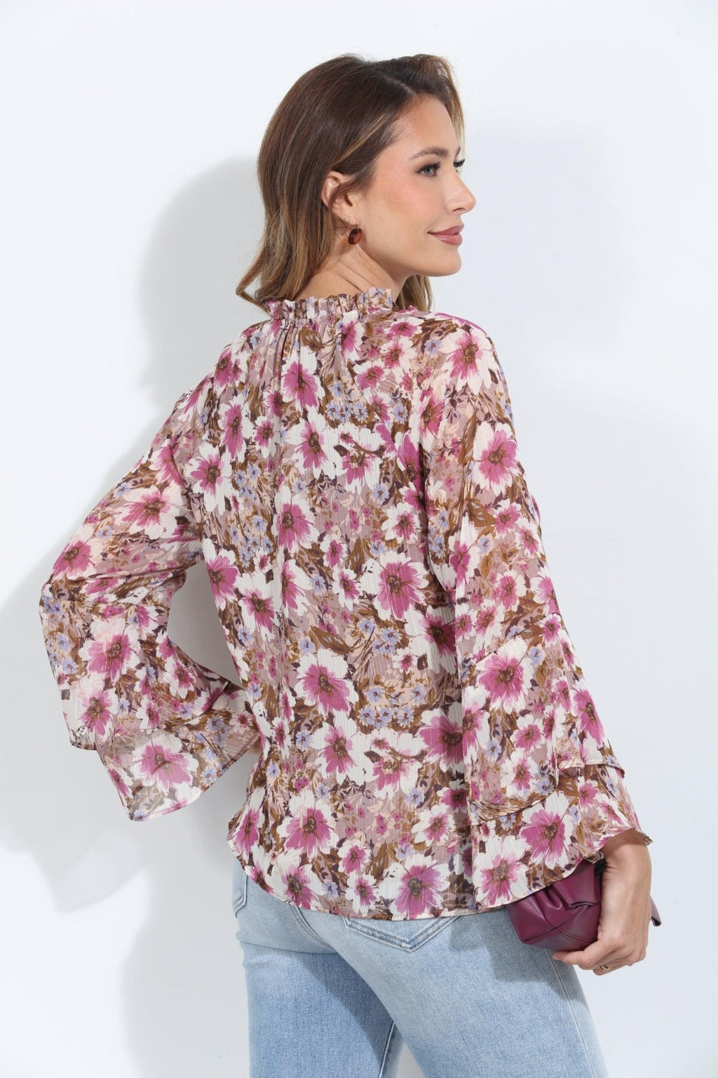 Dahlia Flare Boho Sleeve Top-BEST SELLER