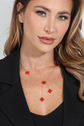 Lana Lariat Necklace True Red -BEST SELLER