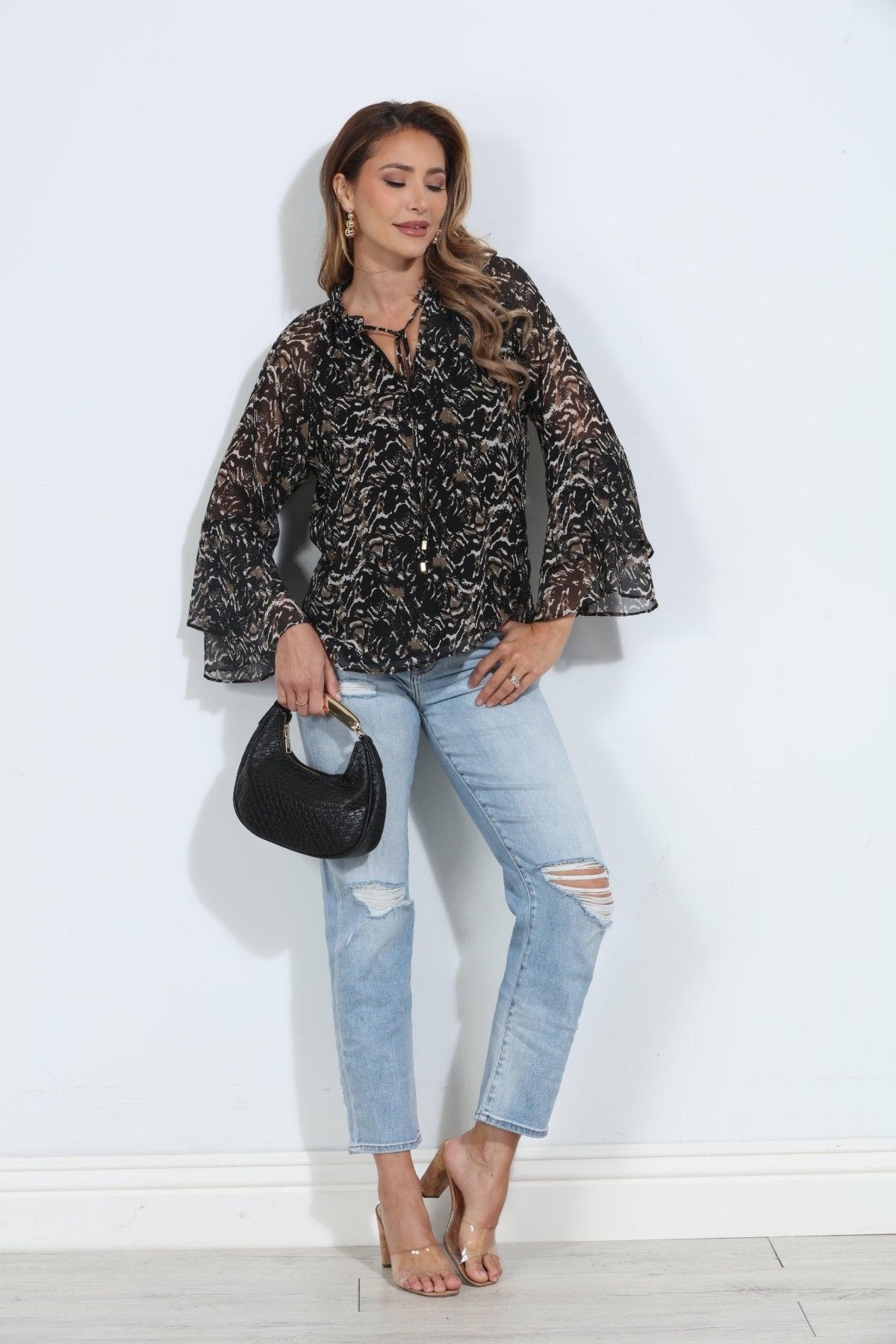 Coco Flare Boho Sleeve Top-BEST SELLER