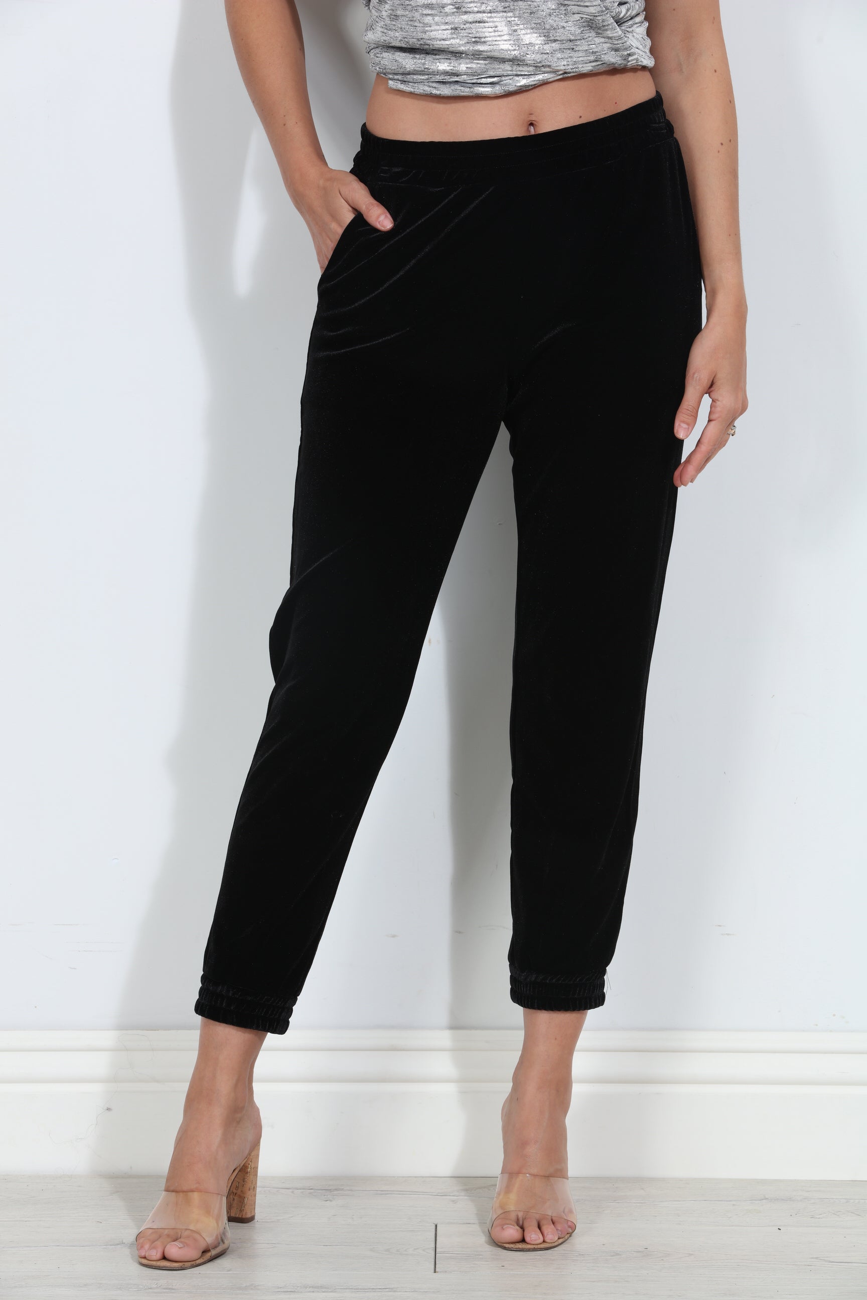 Black Velvet Joggers-BEST SELLERS