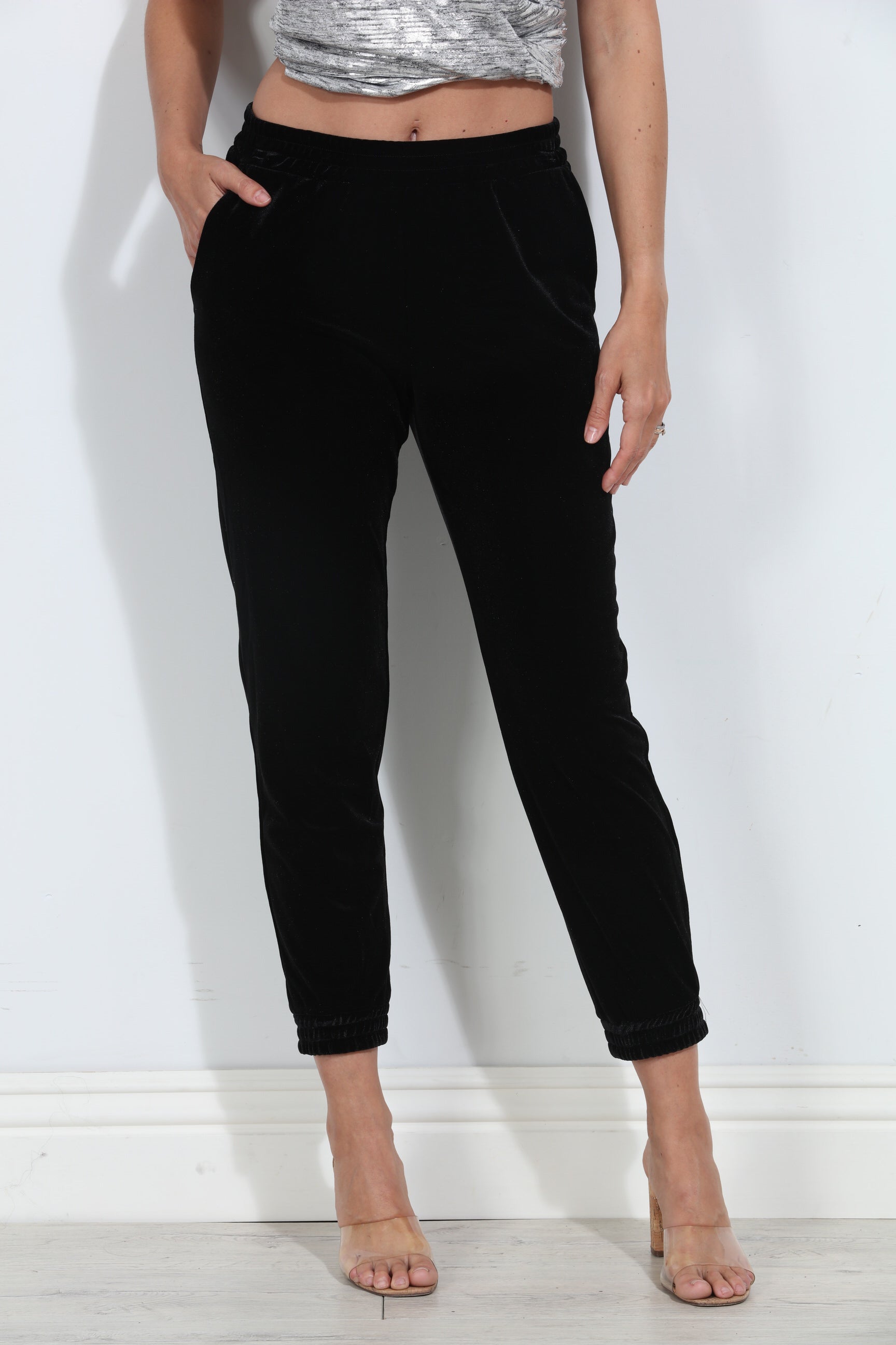 Black Velvet Joggers-BEST SELLERS