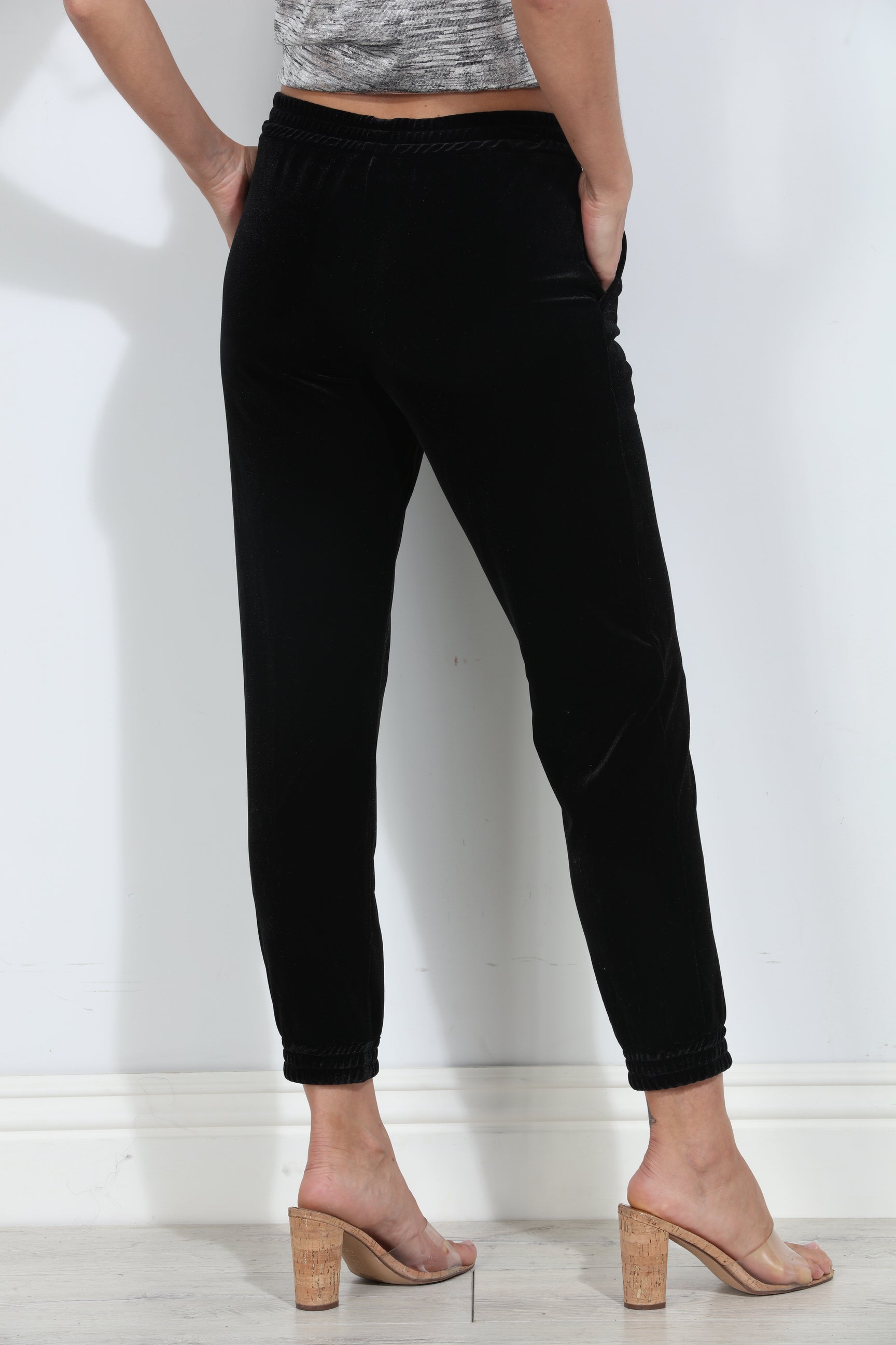 Black Velvet Joggers-BEST SELLERS