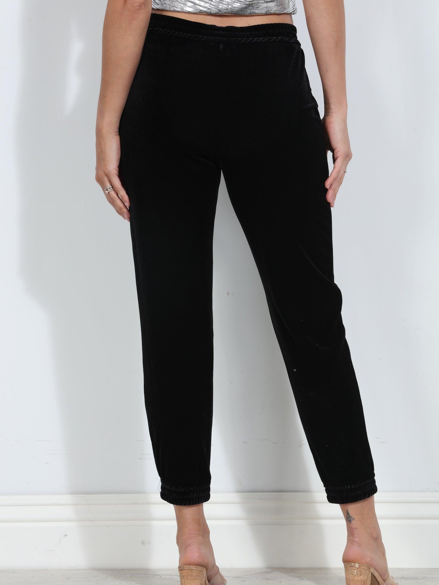 Black Velvet Joggers-BEST SELLERS