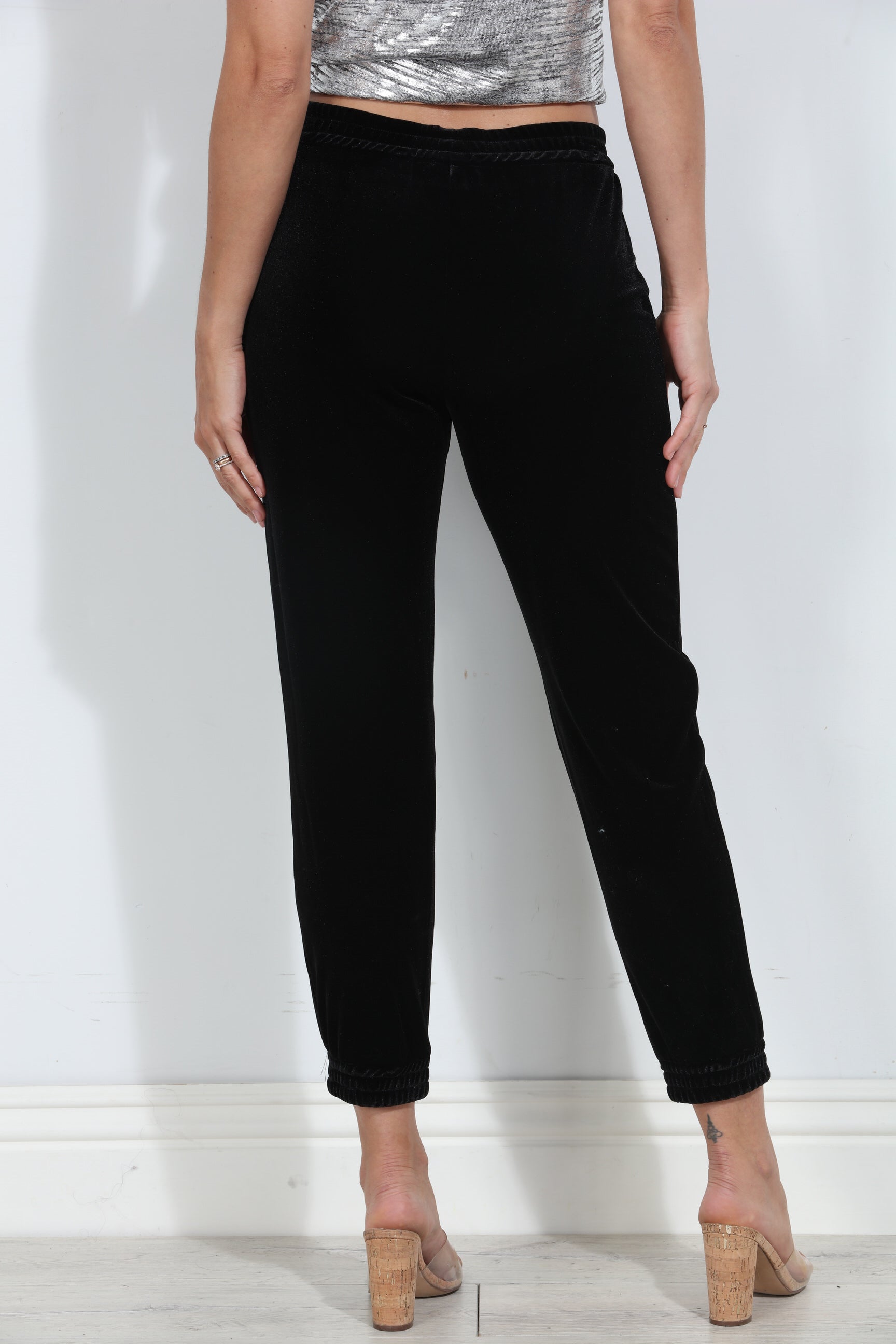 Black Velvet Joggers-BEST SELLERS