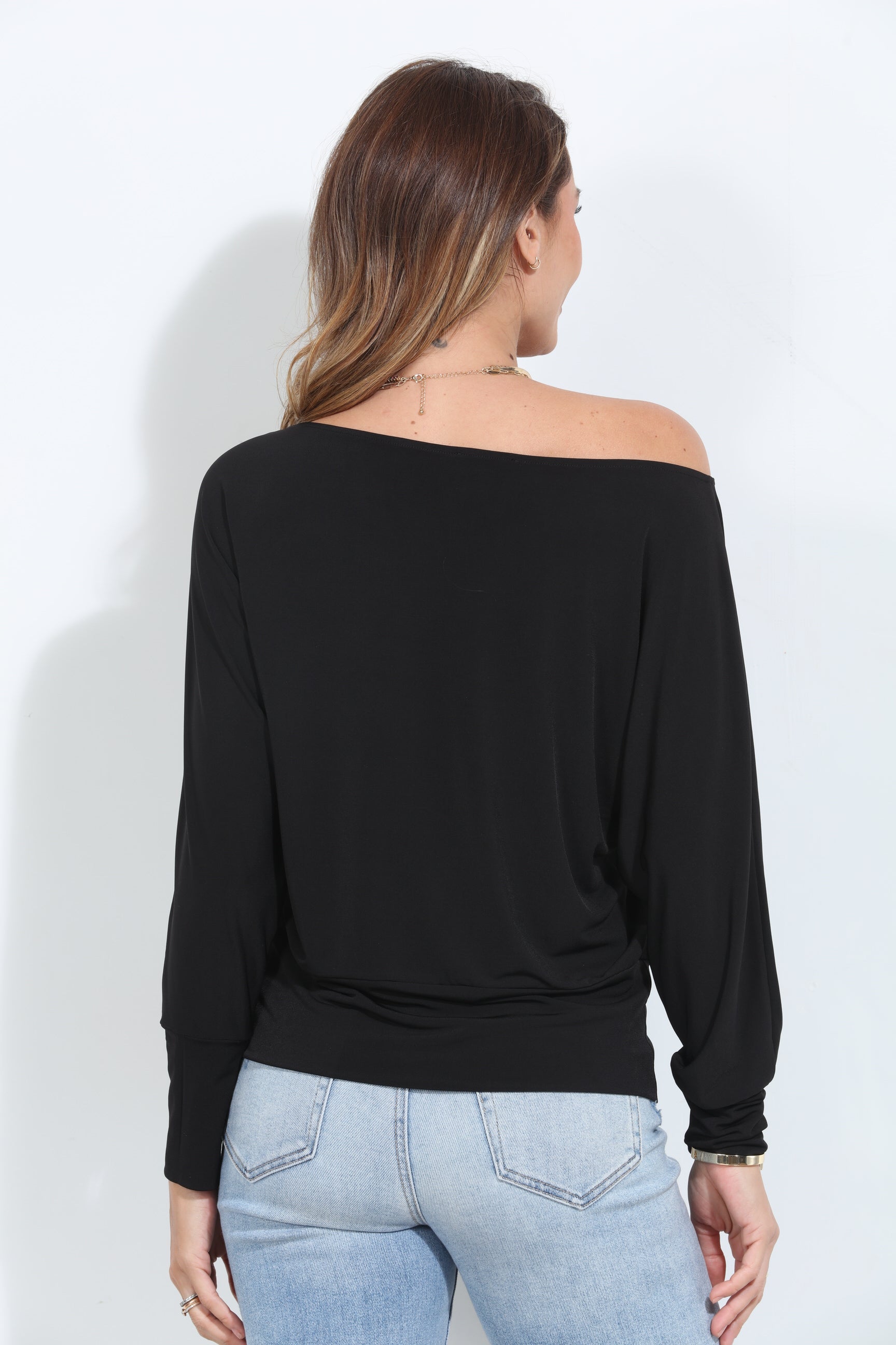 Black ITY Dolman Sleeve Top - BEST SELLER