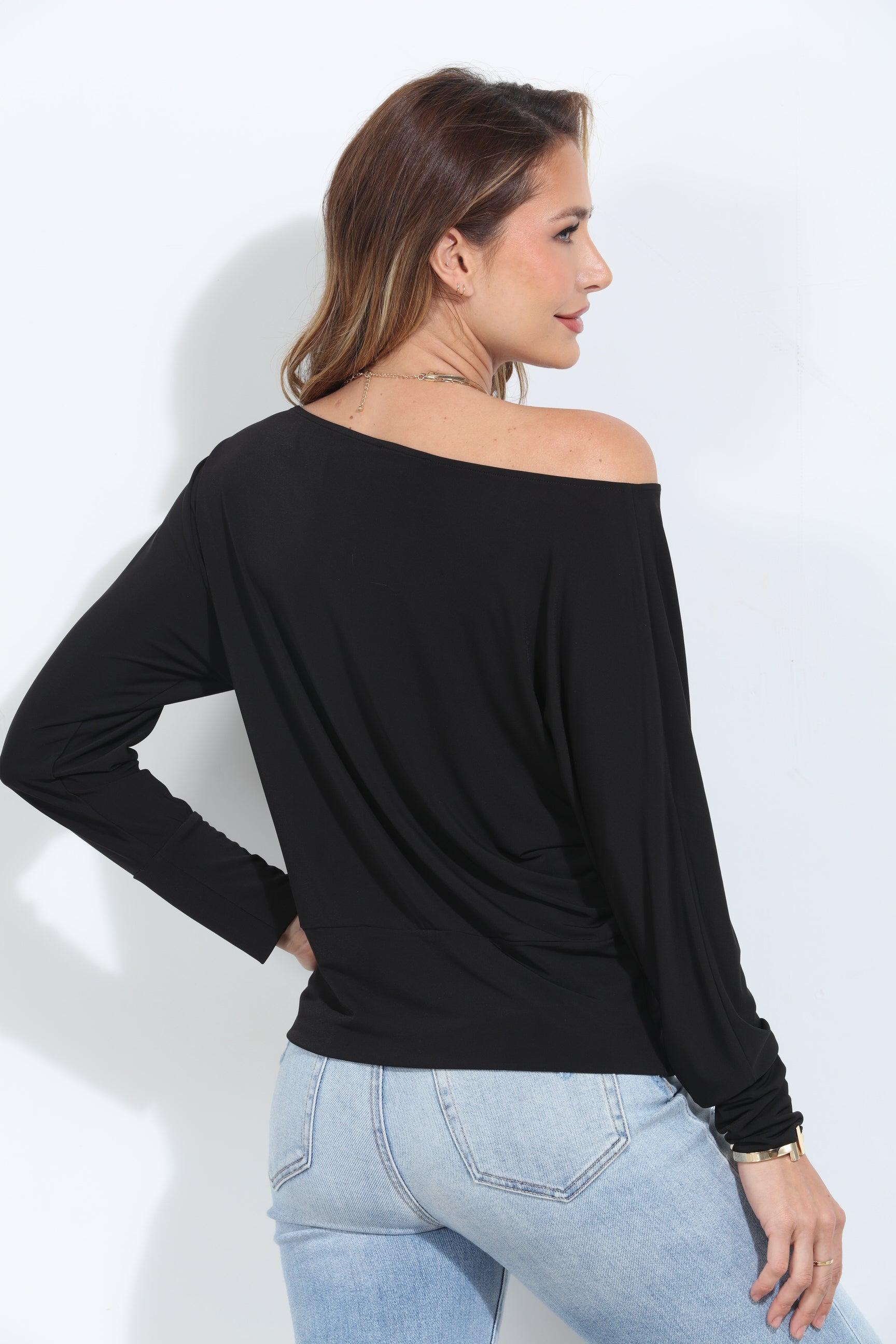 Black ITY Dolman Sleeve Top - BEST SELLER