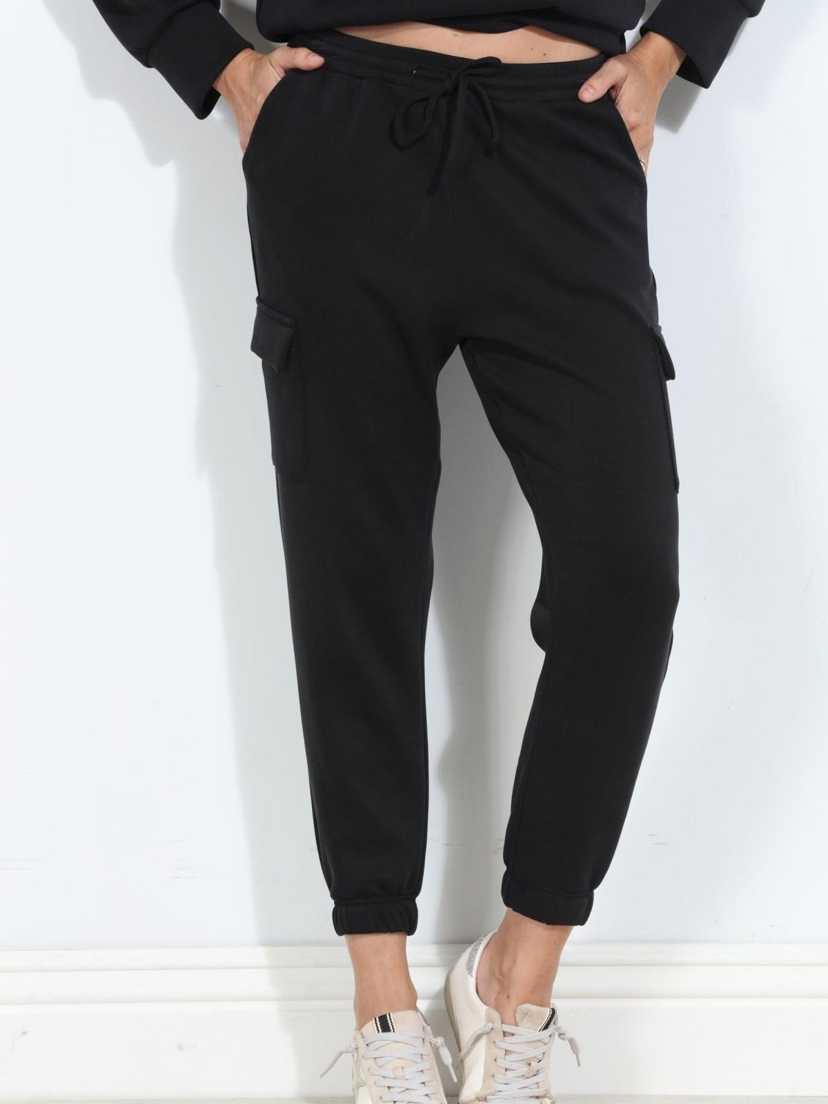 Black Soft Stretch Joggers-BEST SELLER