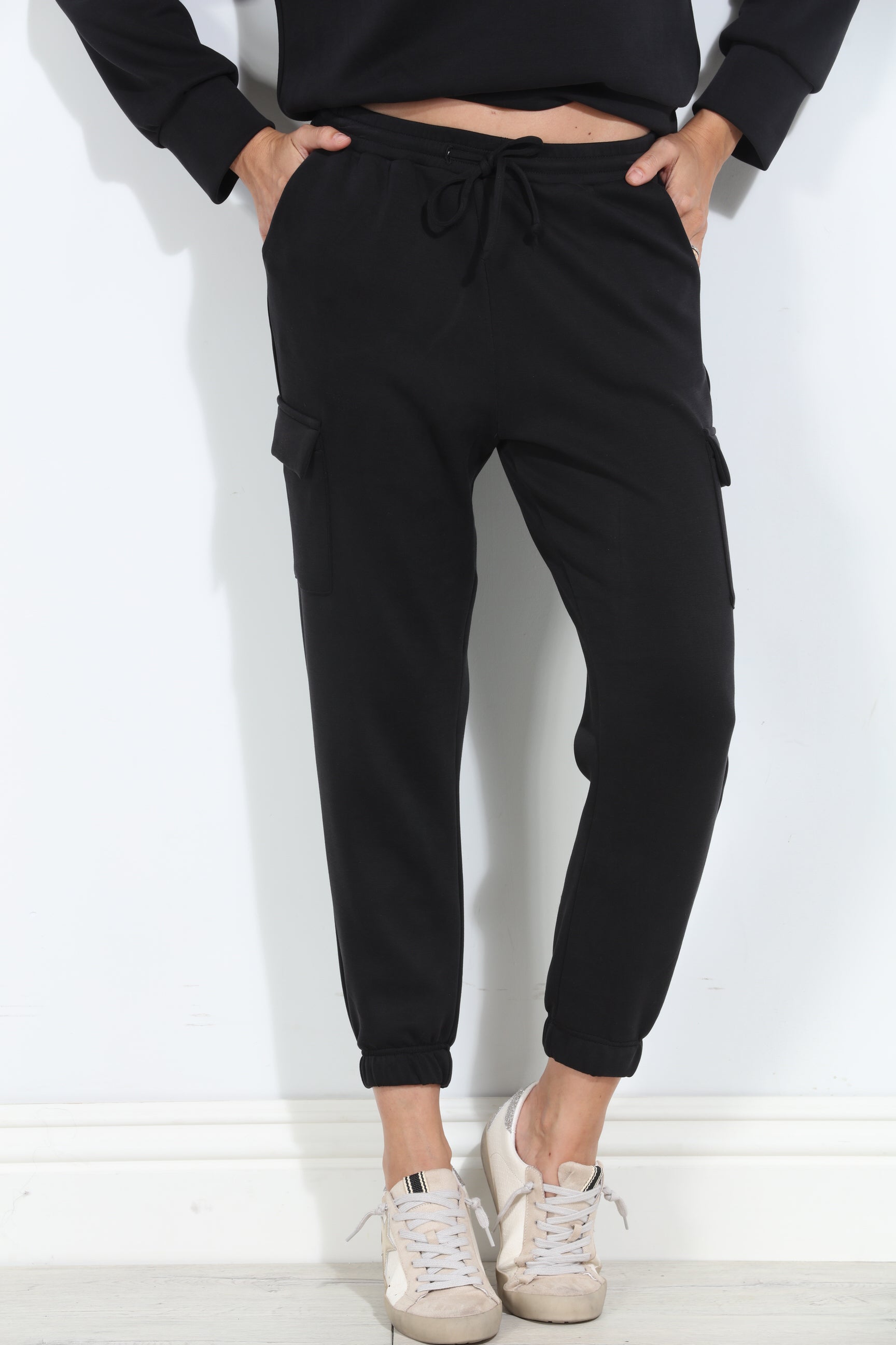 Black Soft Stretch Joggers