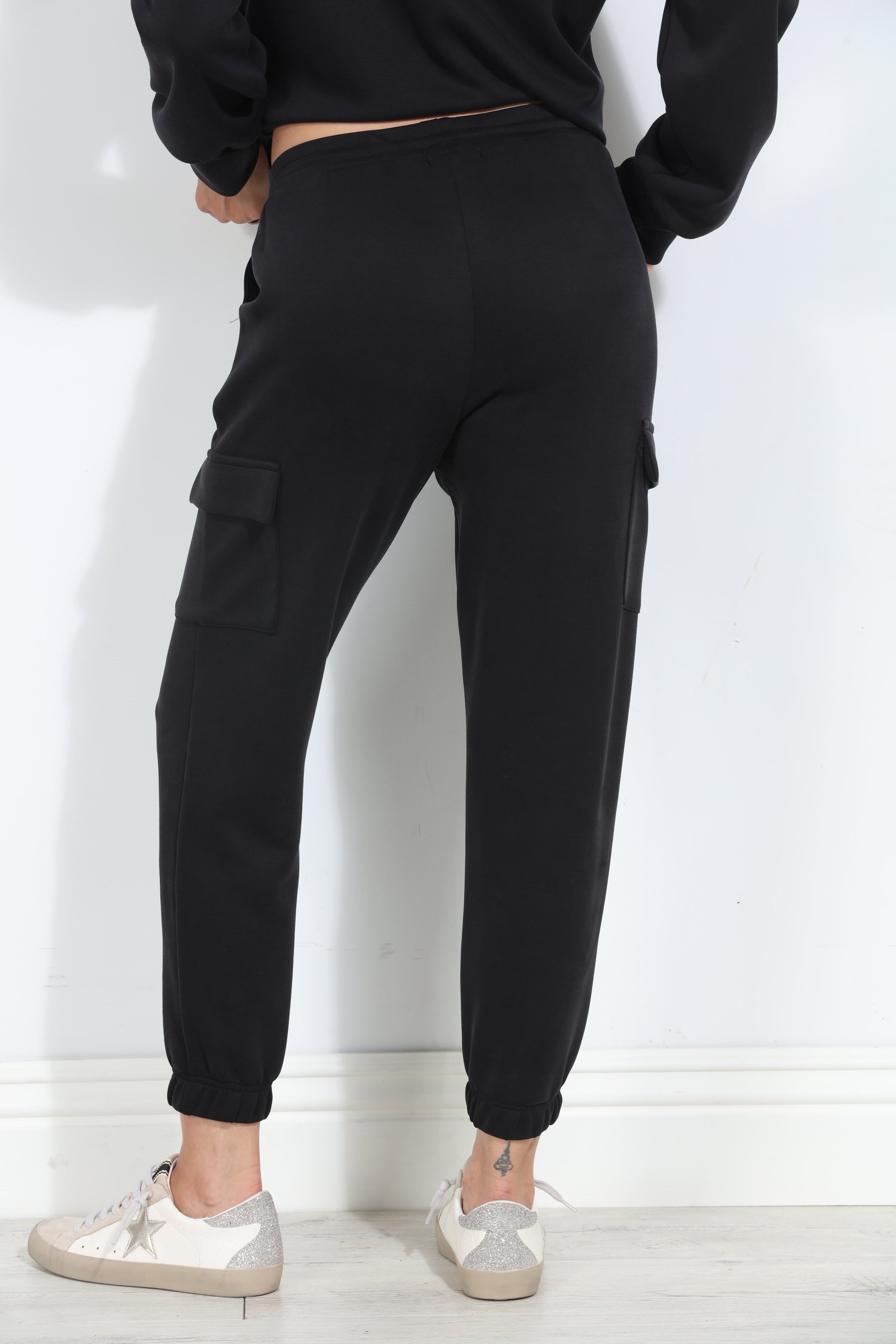 Black Soft Stretch Joggers