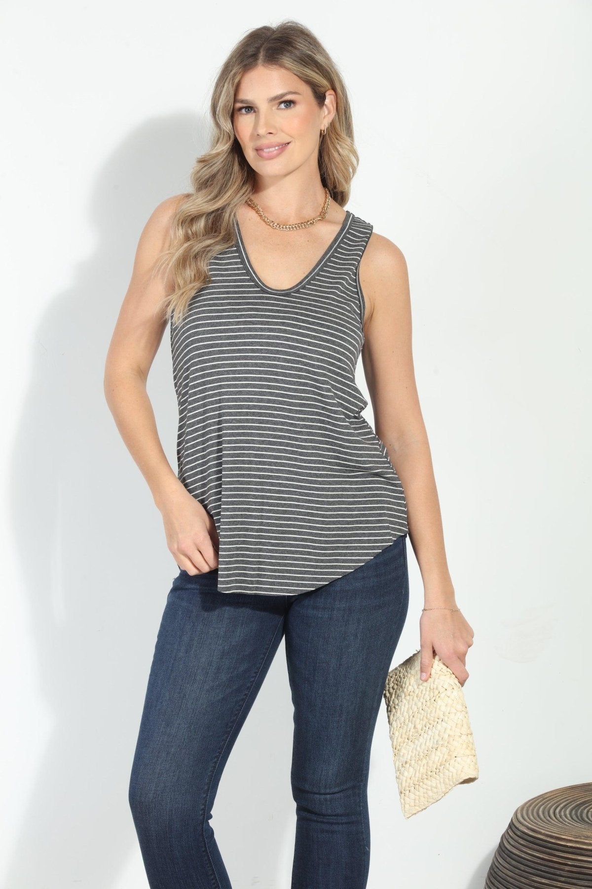 Easy Jersey Tank- Tizo Stirpe-FINAL SALE