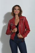 Mauritius Christy Star Leather Jacket-BEST SELLER
