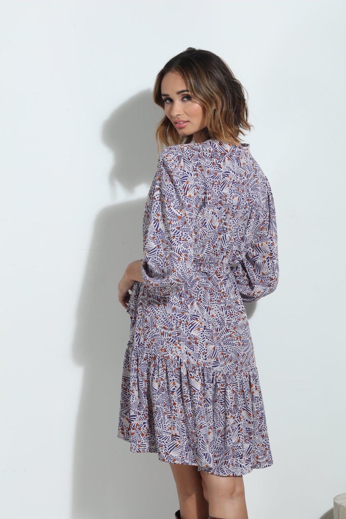 Ornella Shirt Dress with Belt-FINAL SALE