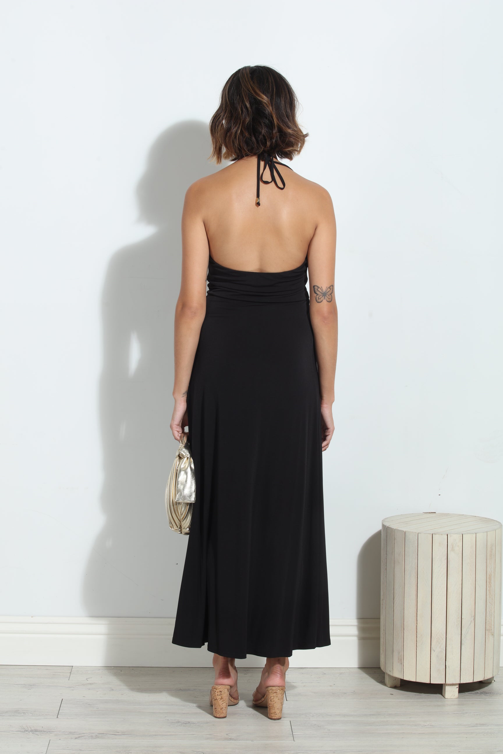 Black Keyhole Maxi Dress- Best Seller