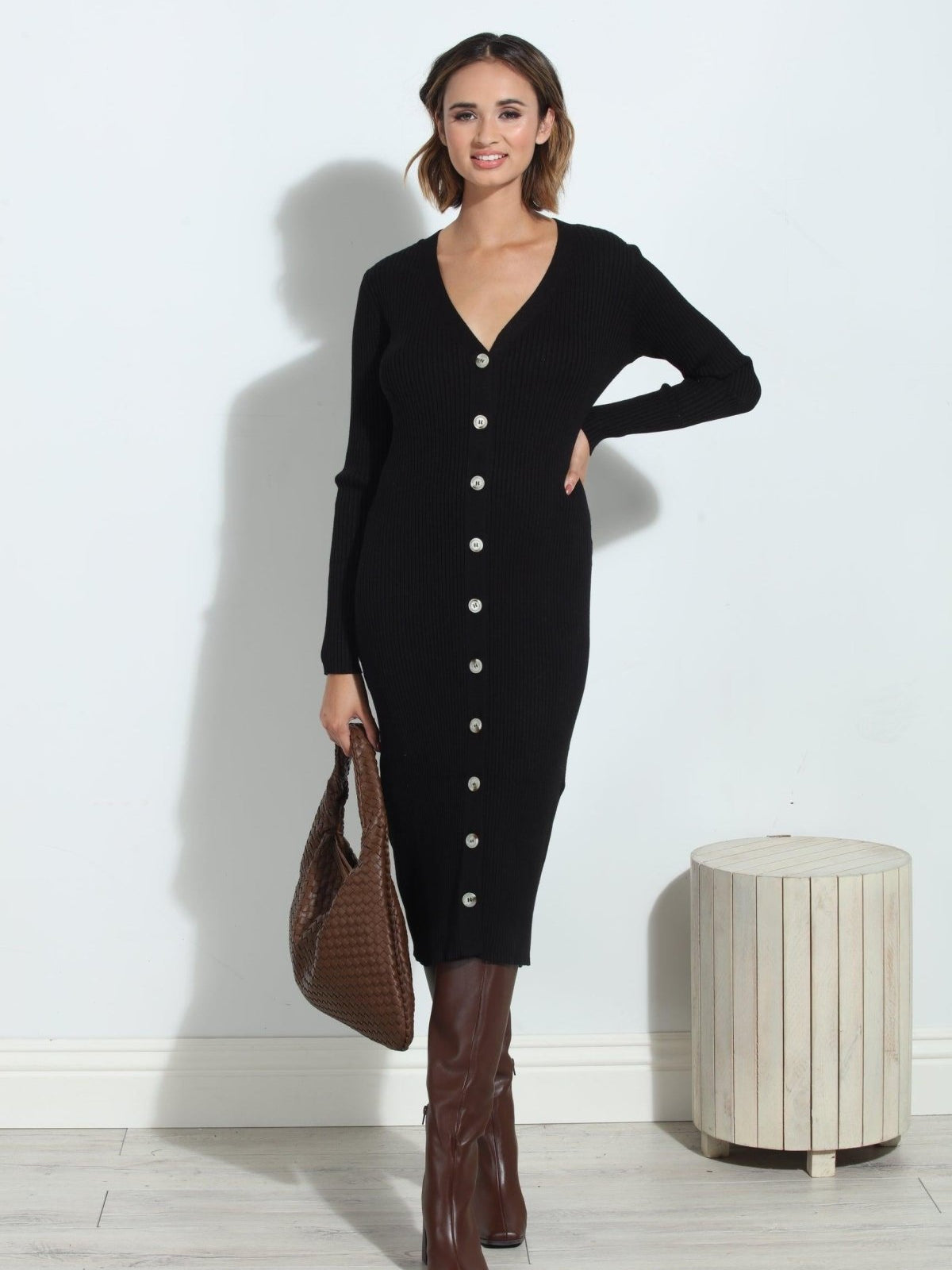 Knit Sweater Dress -Tarte Collections-FINAL SALE