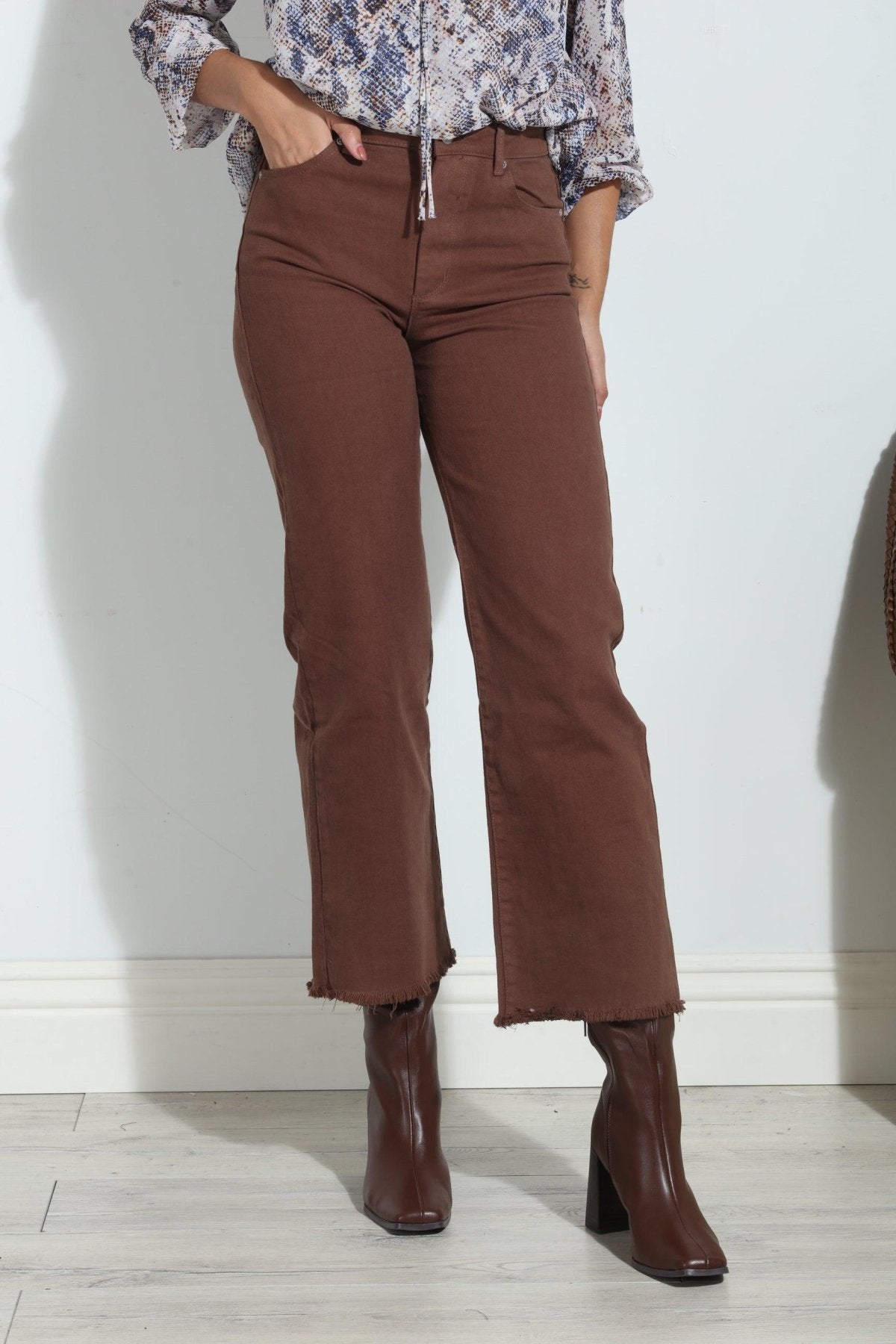 TRCTR- Alice High Rise Jeans -Peppercorn- FINAL SALE