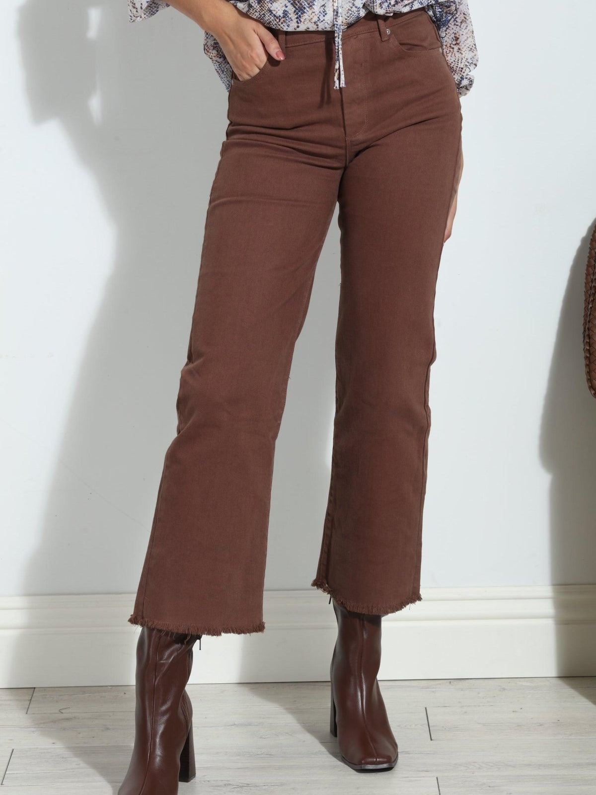 TRCTR- Alice High Rise Jeans -Peppercorn- FINAL SALE