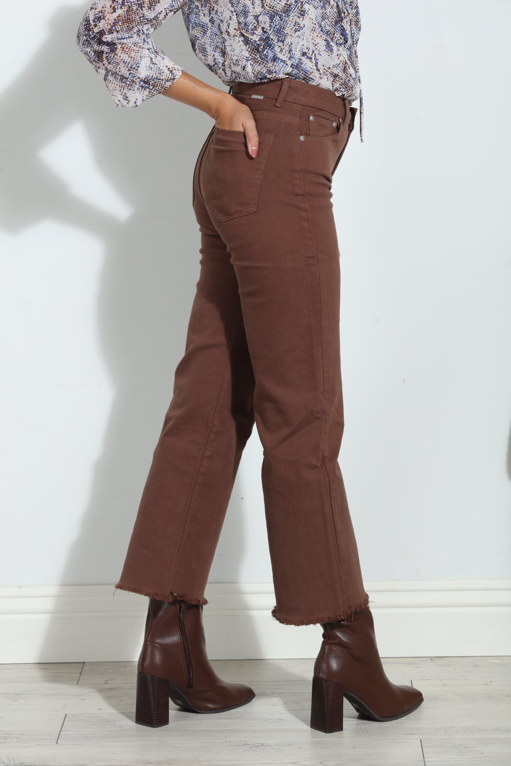 TRCTR- Alice High Rise Jeans -Peppercorn