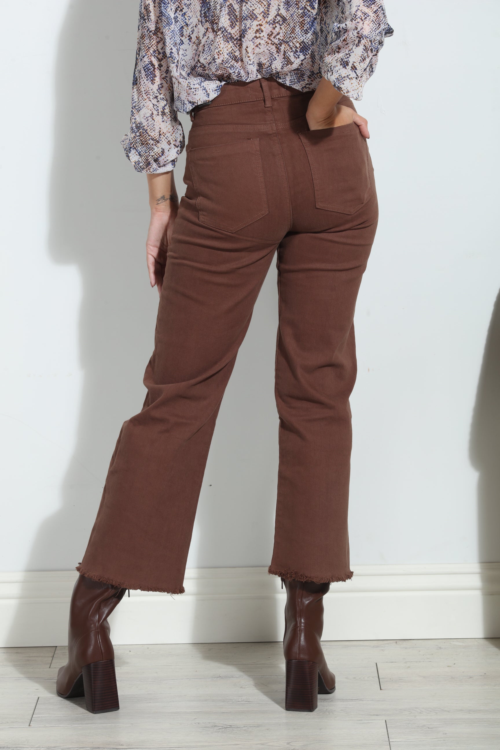 TRCTR- Alice High Rise Jeans -Peppercorn