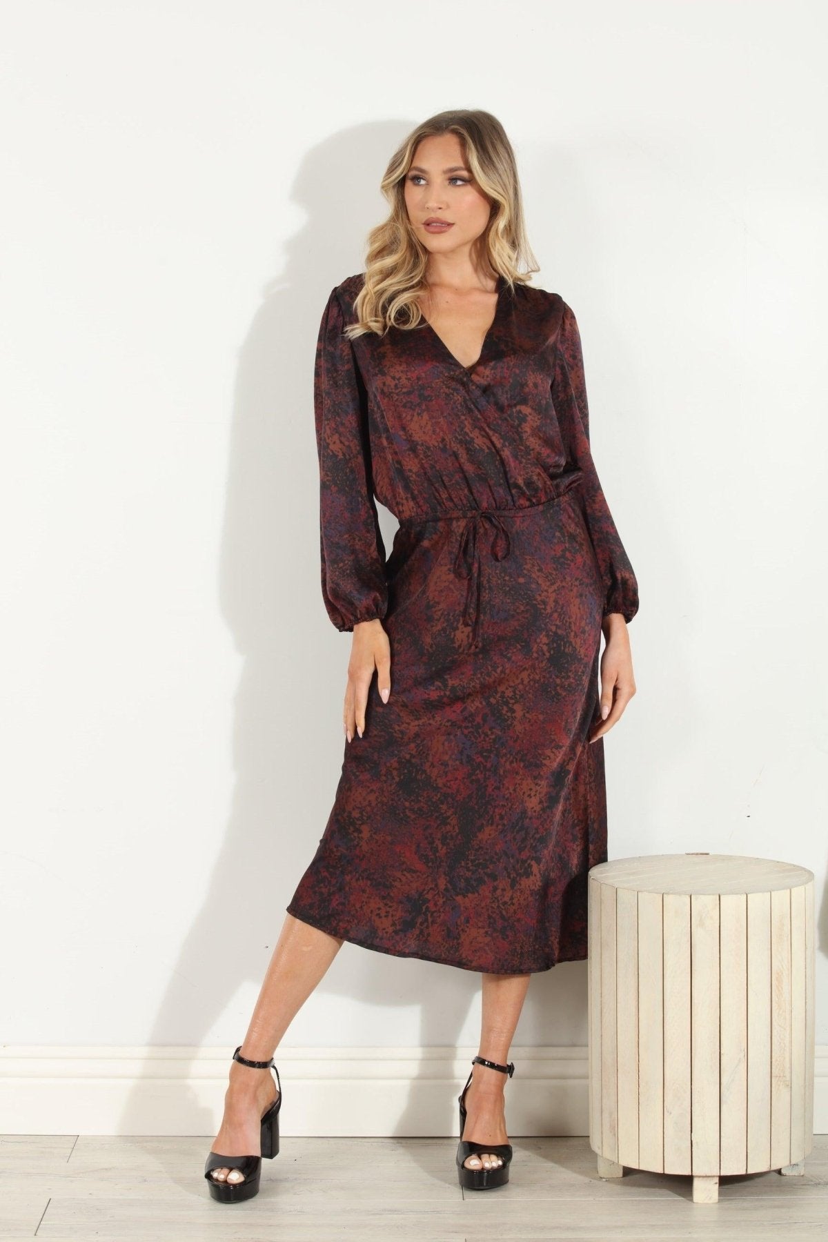 Randall Bias Satin Dress-FINAL SALE